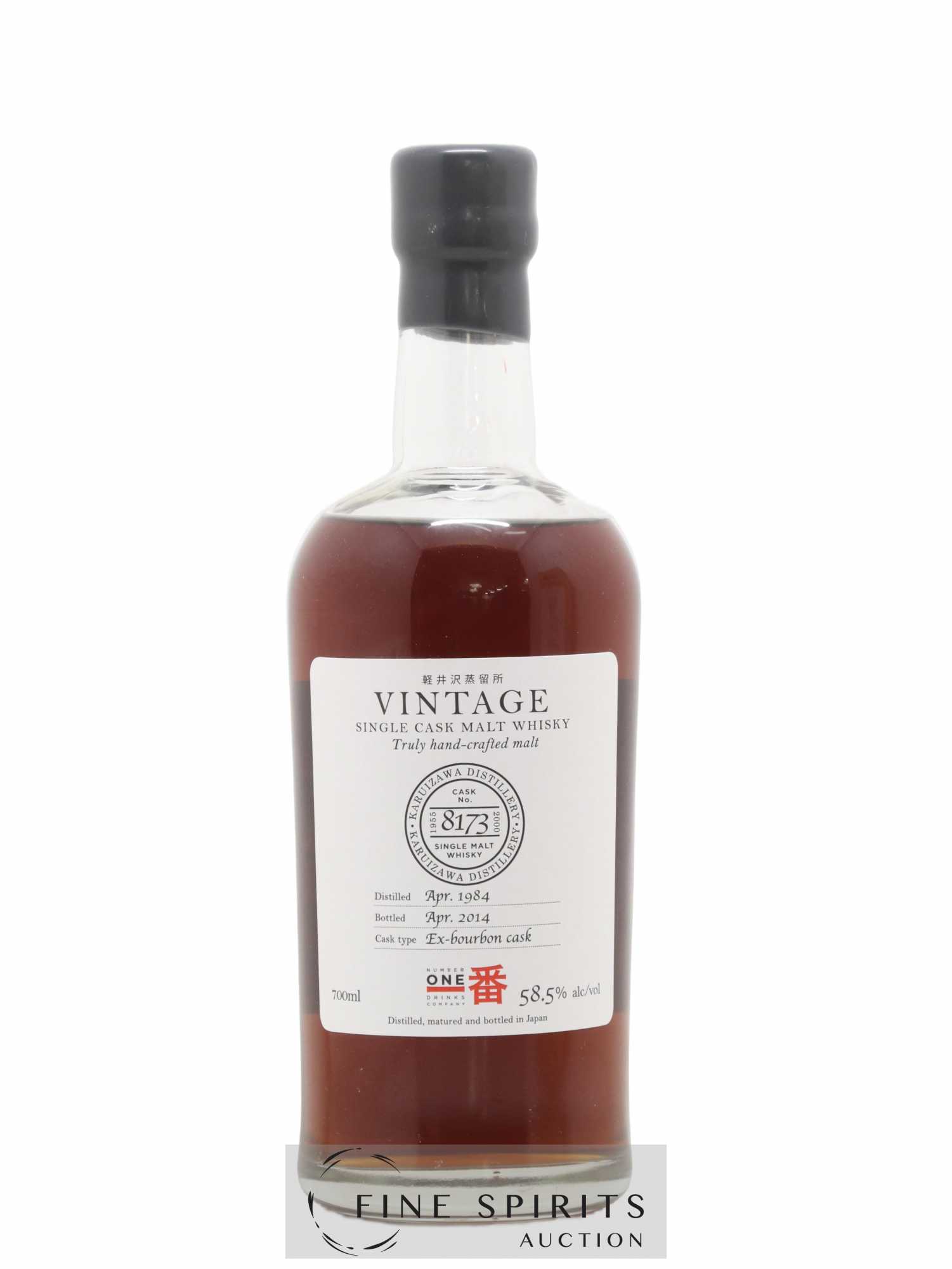 Karuizawa 1984 Number One Drinks Vintage Single Cask n°8173 - bottled 2014 Ex-Bourbon Cask - Lot de 1 bouteille - 1