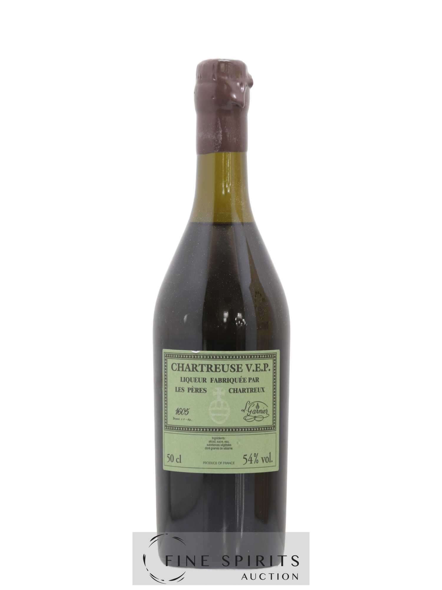 Chartreuse Of. Verte V.E.P. Mise 2008 - Lot de 1 bouteille - 1
