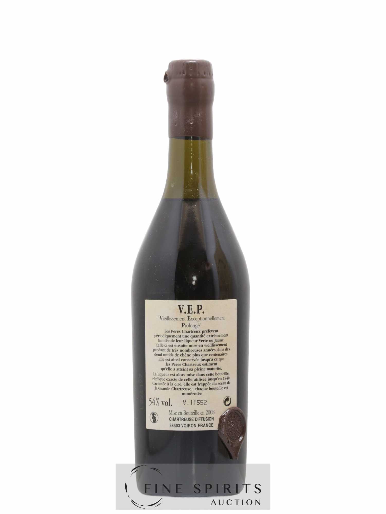Chartreuse Of. Verte V.E.P. Mise 2008 - Lot de 1 bouteille - 2