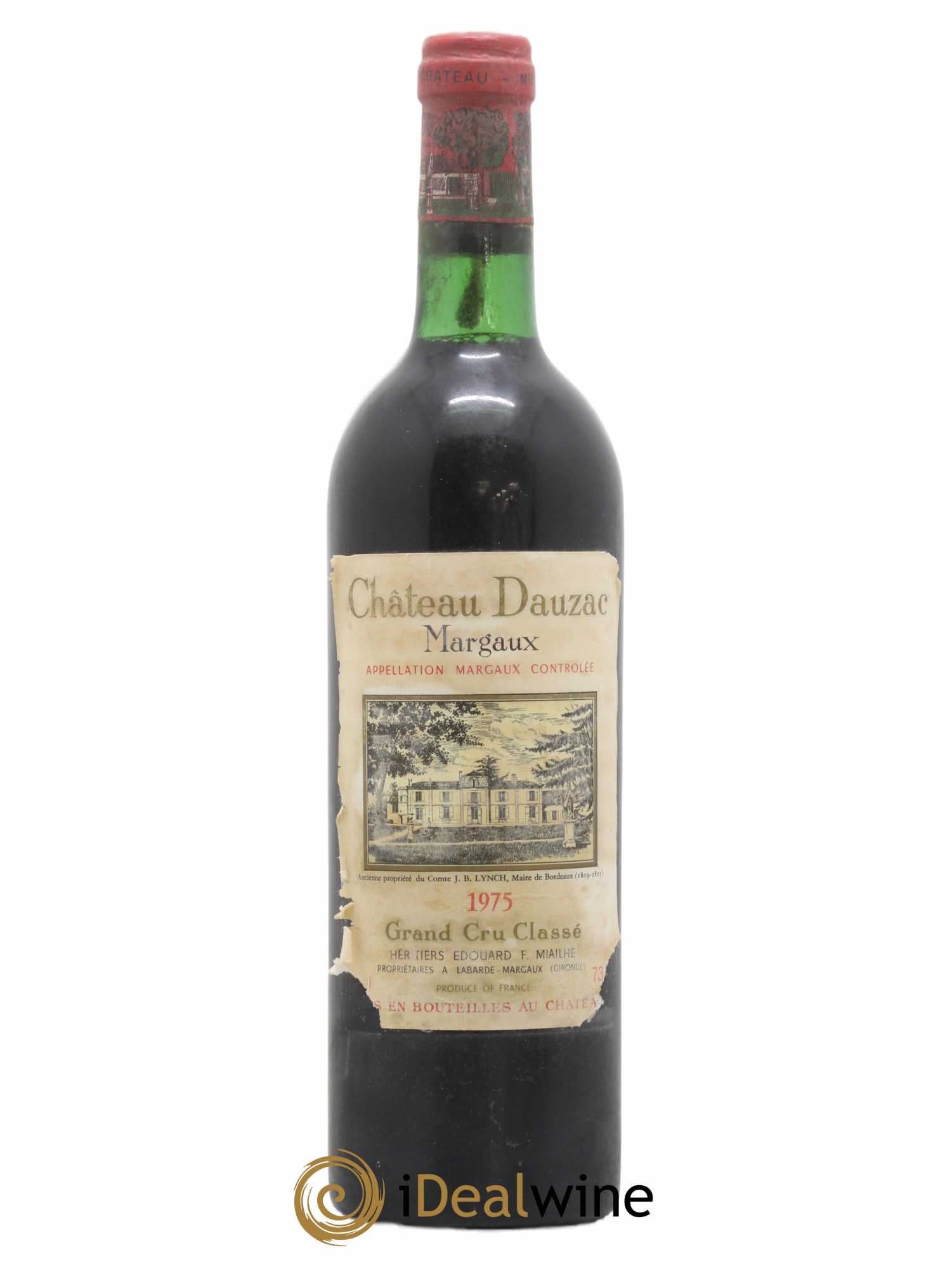 Château Dauzac 5ème Grand Cru Classé 1975 - Lot de 1 bouteille - 0