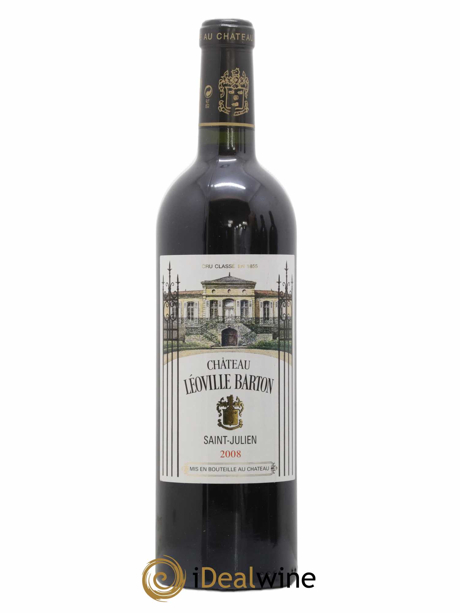 Château Léoville Barton 2ème Grand Cru Classé 2008 - Lot de 1 bouteille - 0