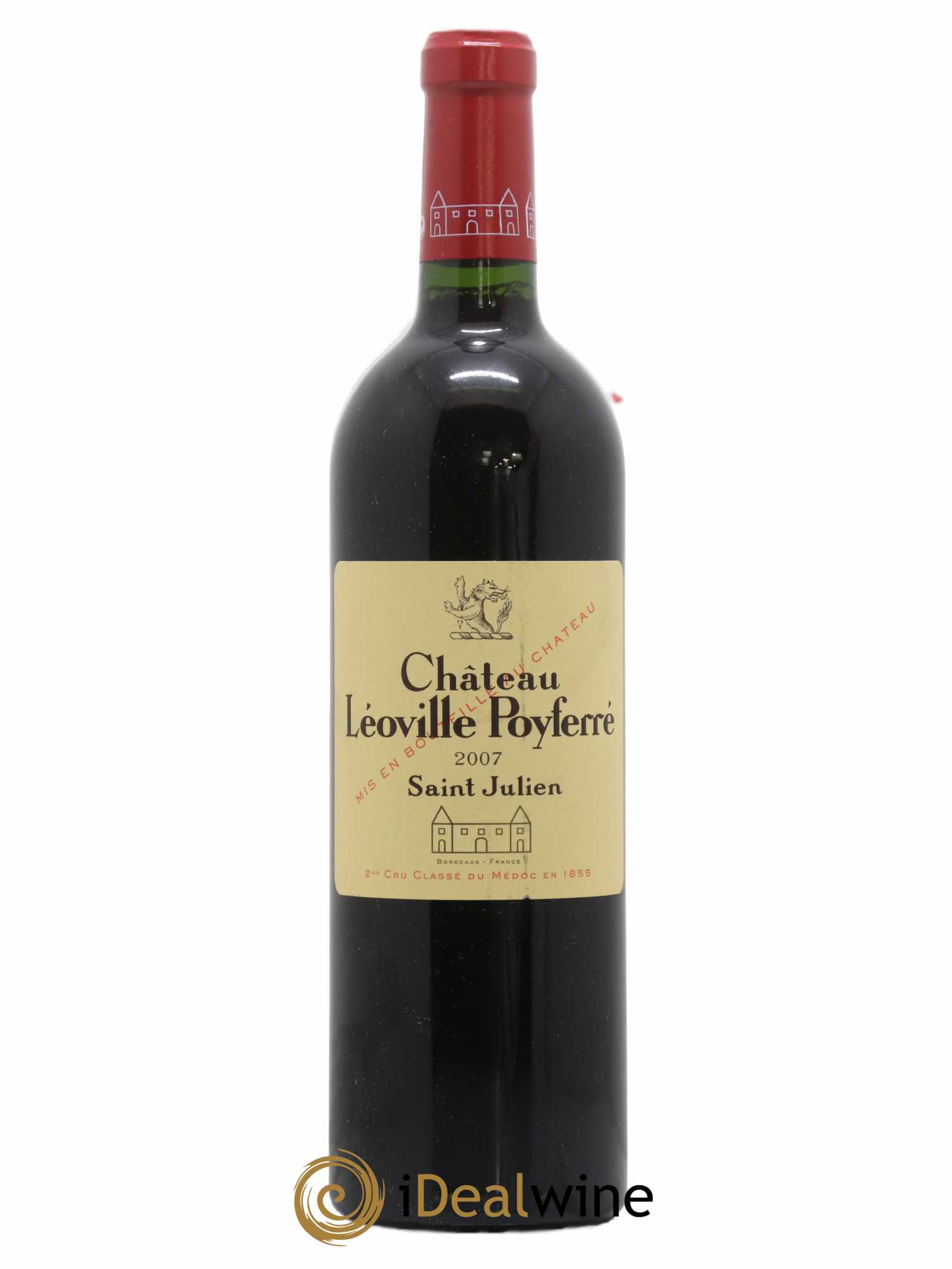 Château Léoville Poyferré 2ème Grand Cru Classé 2007 - Lot de 1 bouteille - 0