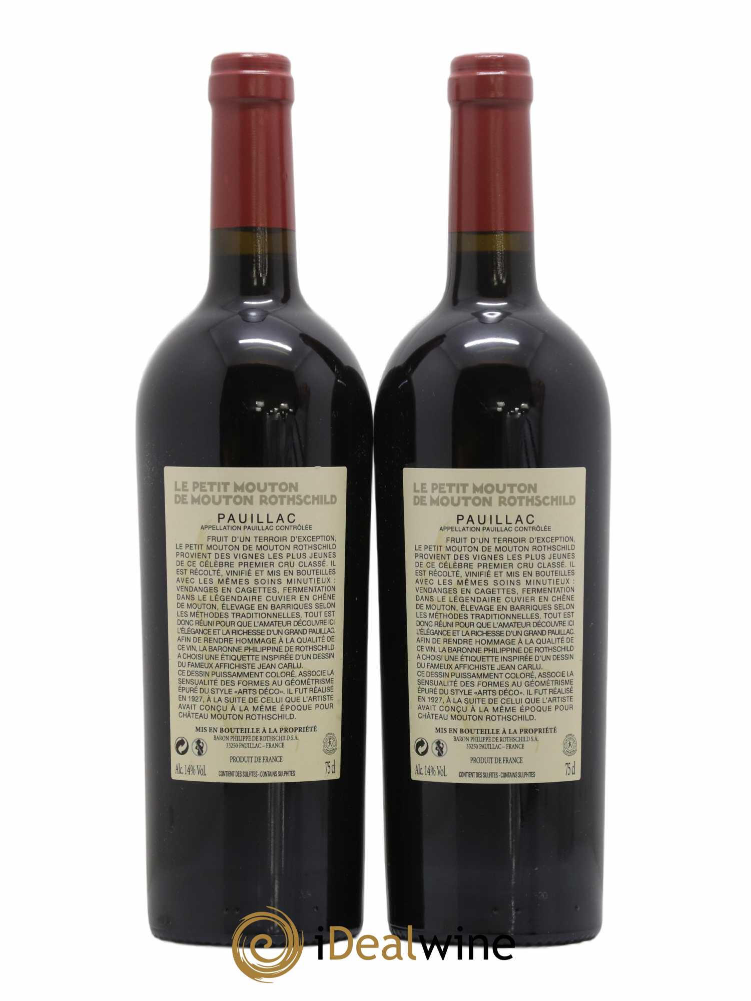 Petit Mouton Second Vin 2018 - Lot of 2 bottles - 1