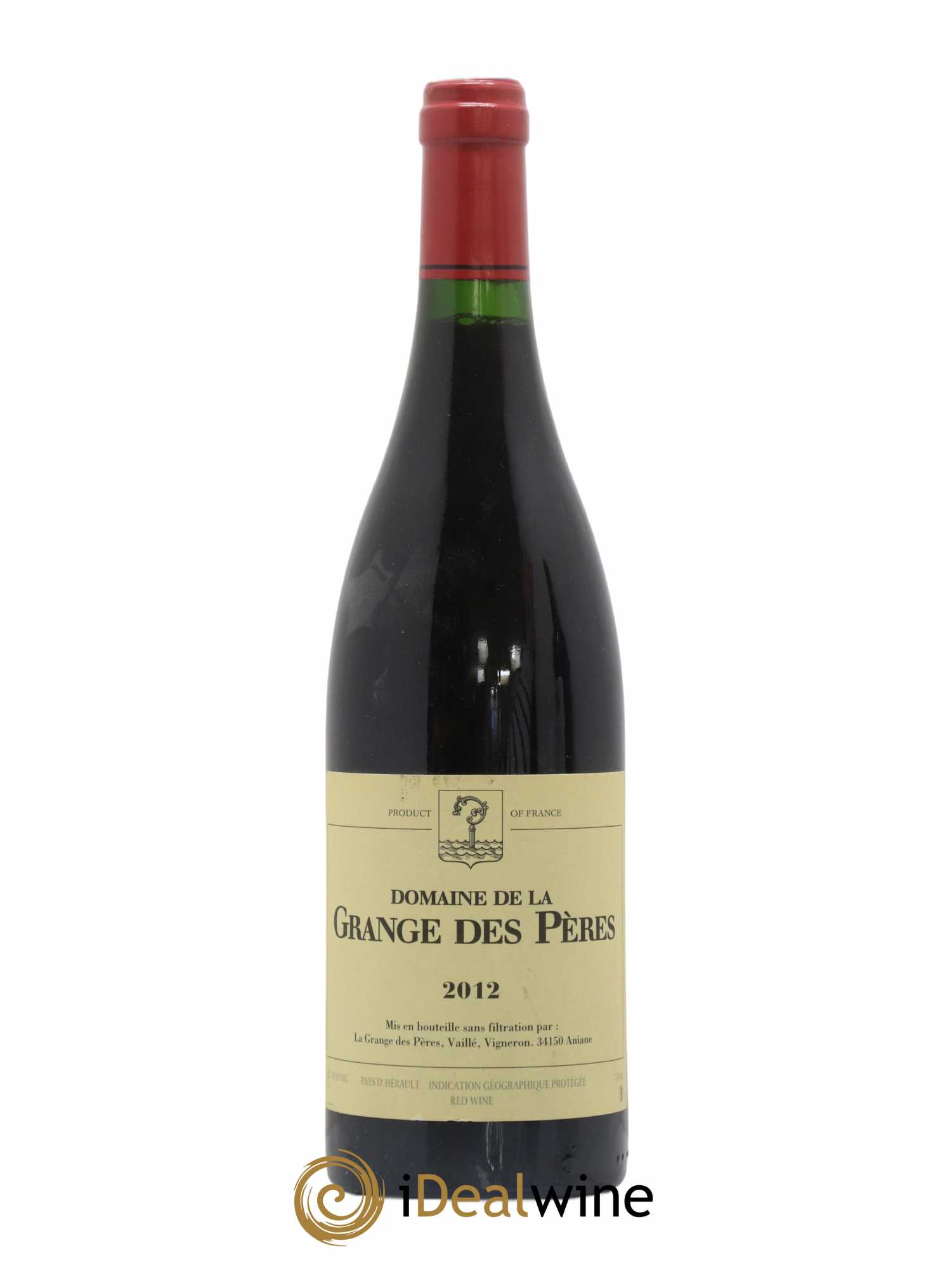 Pays d'Hérault Grange des Pères Laurent Vaillé 2012 - Lot de 1 bouteille - 0