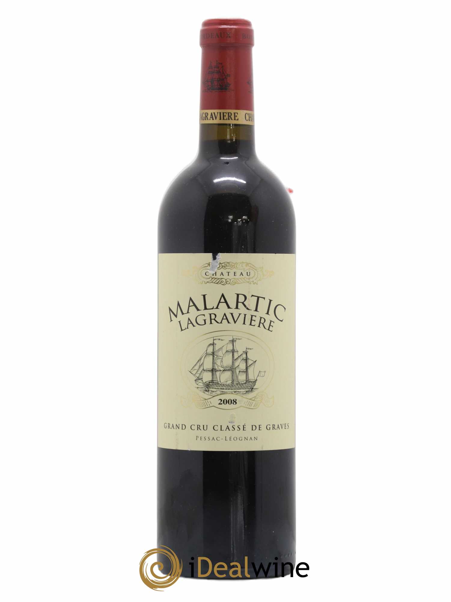 Château Malartic-Lagravière Cru Classé de Graves 2008 - Lot de 1 bouteille - 0