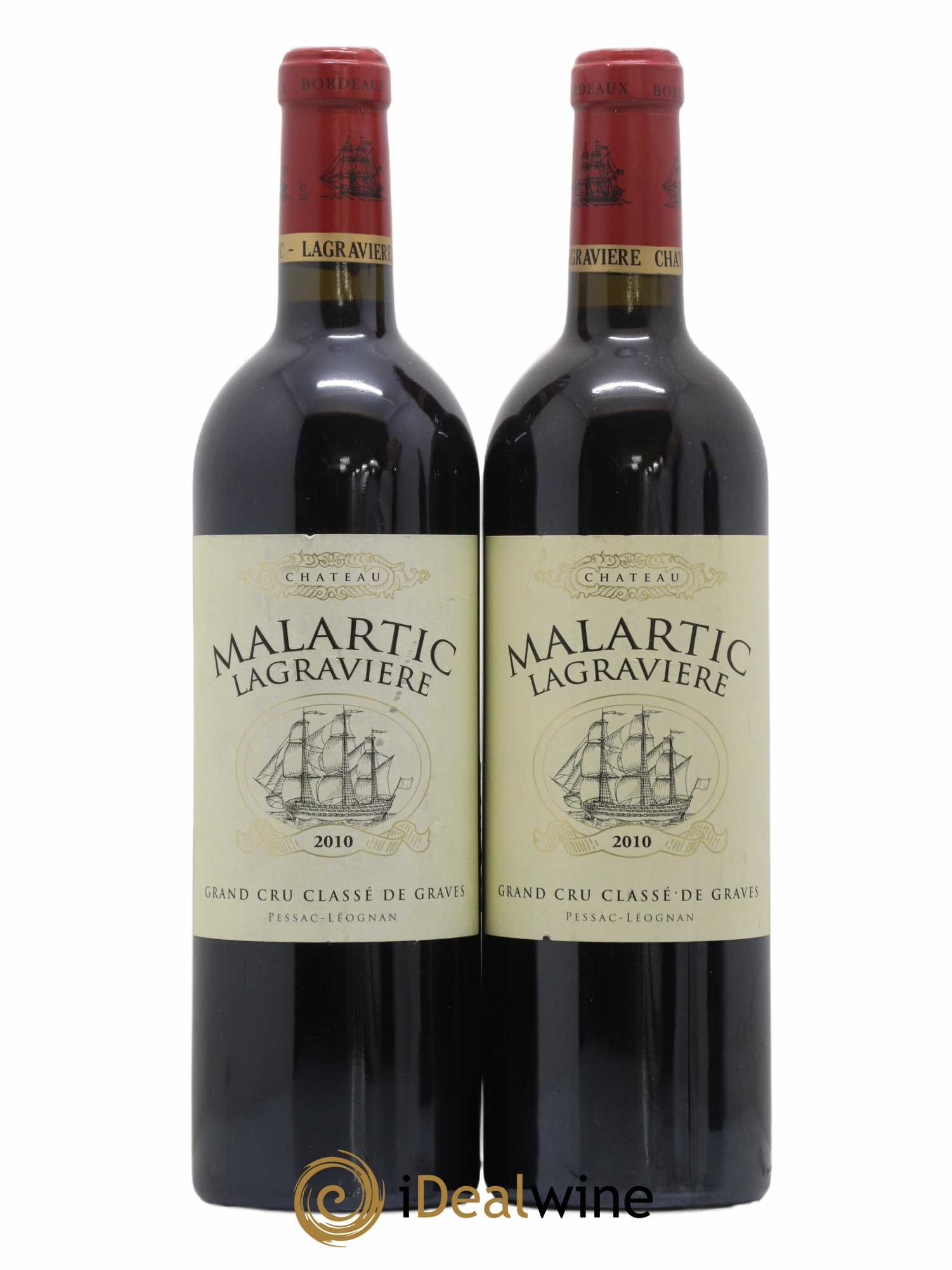 Château Malartic-Lagravière Cru Classé de Graves 2010 - Lot de 2 bouteilles - 0