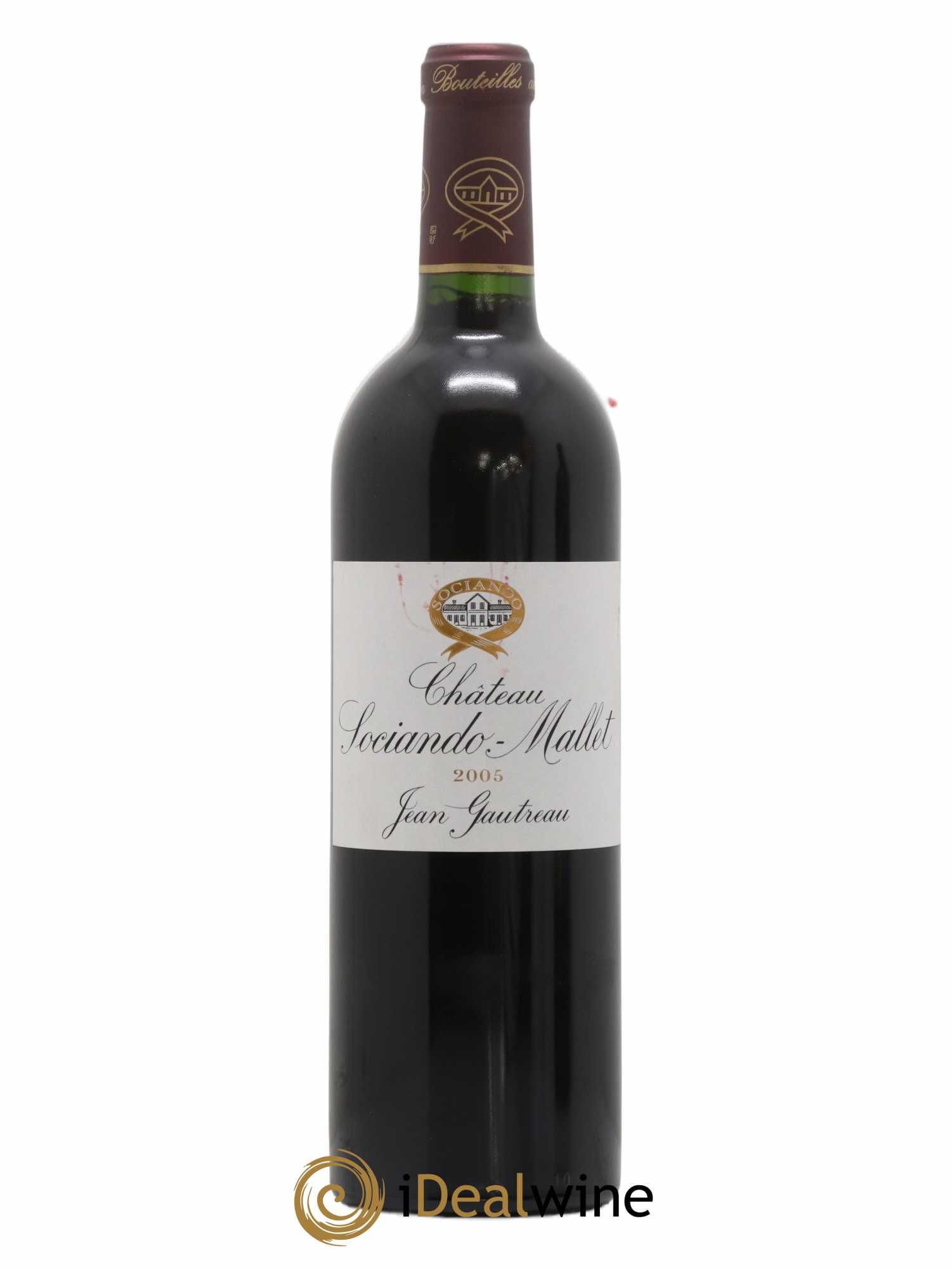 Château Sociando Mallet 2005 - Lot de 1 bouteille - 0