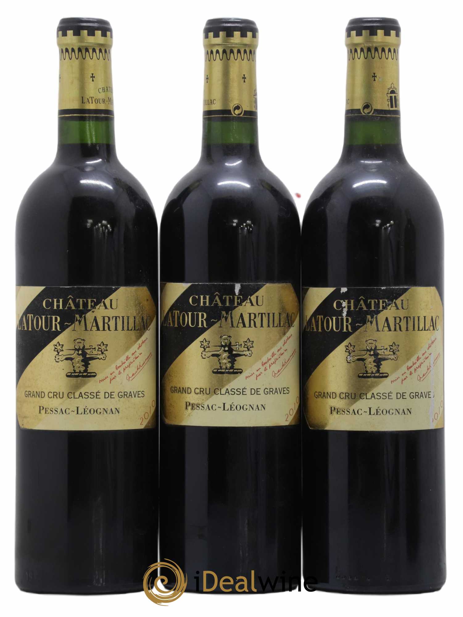 Château Latour-Martillac Cru Classé de Graves 2010 - Lot de 3 bouteilles - 0