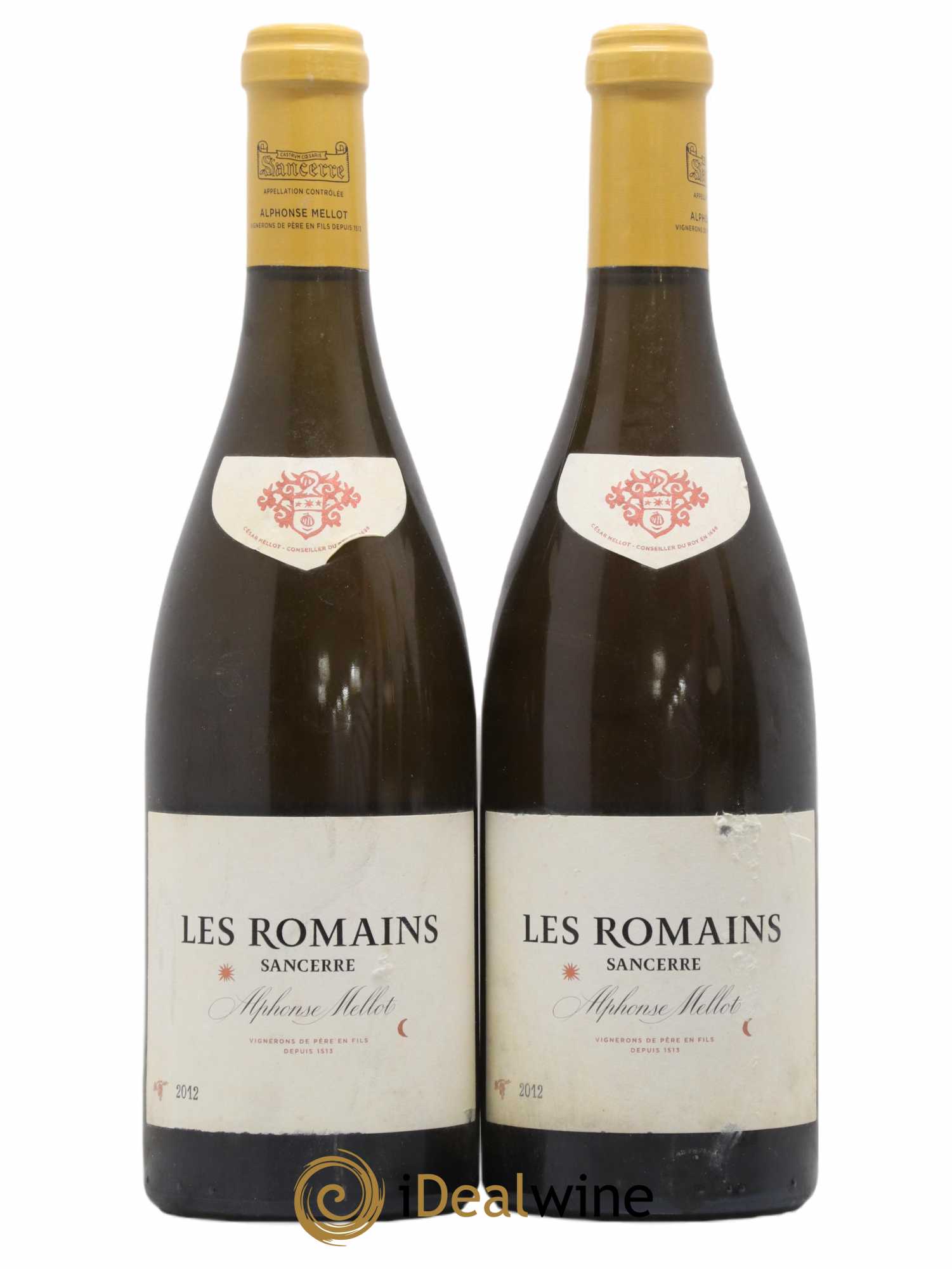 Sancerre Les Romains Alphonse Mellot 2012 - Lot de 2 bouteilles - 0