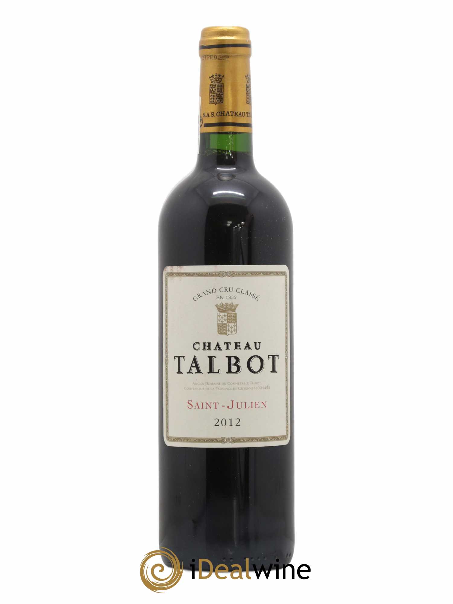 Château Talbot 4ème Grand Cru Classé 2012 - Lot de 1 bouteille - 0
