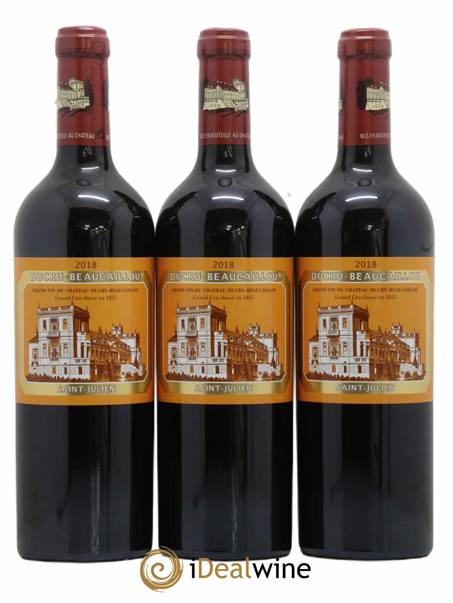 Château Ducru Beaucaillou 2ème Grand Cru Classé 2018 - Lot de 3 bouteilles - 0