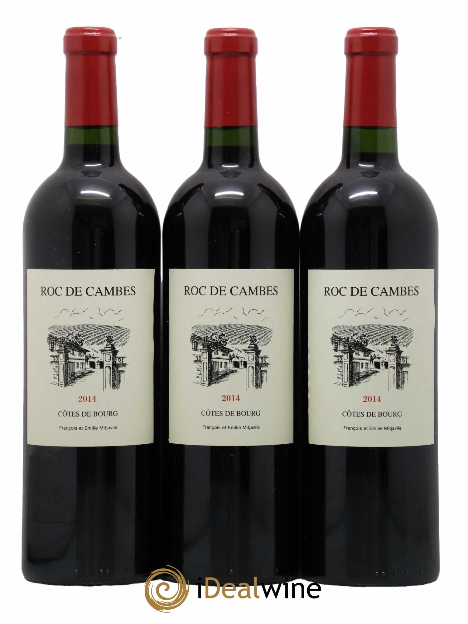 Roc de Cambes 2014 - Lot of 3 bottles - 0