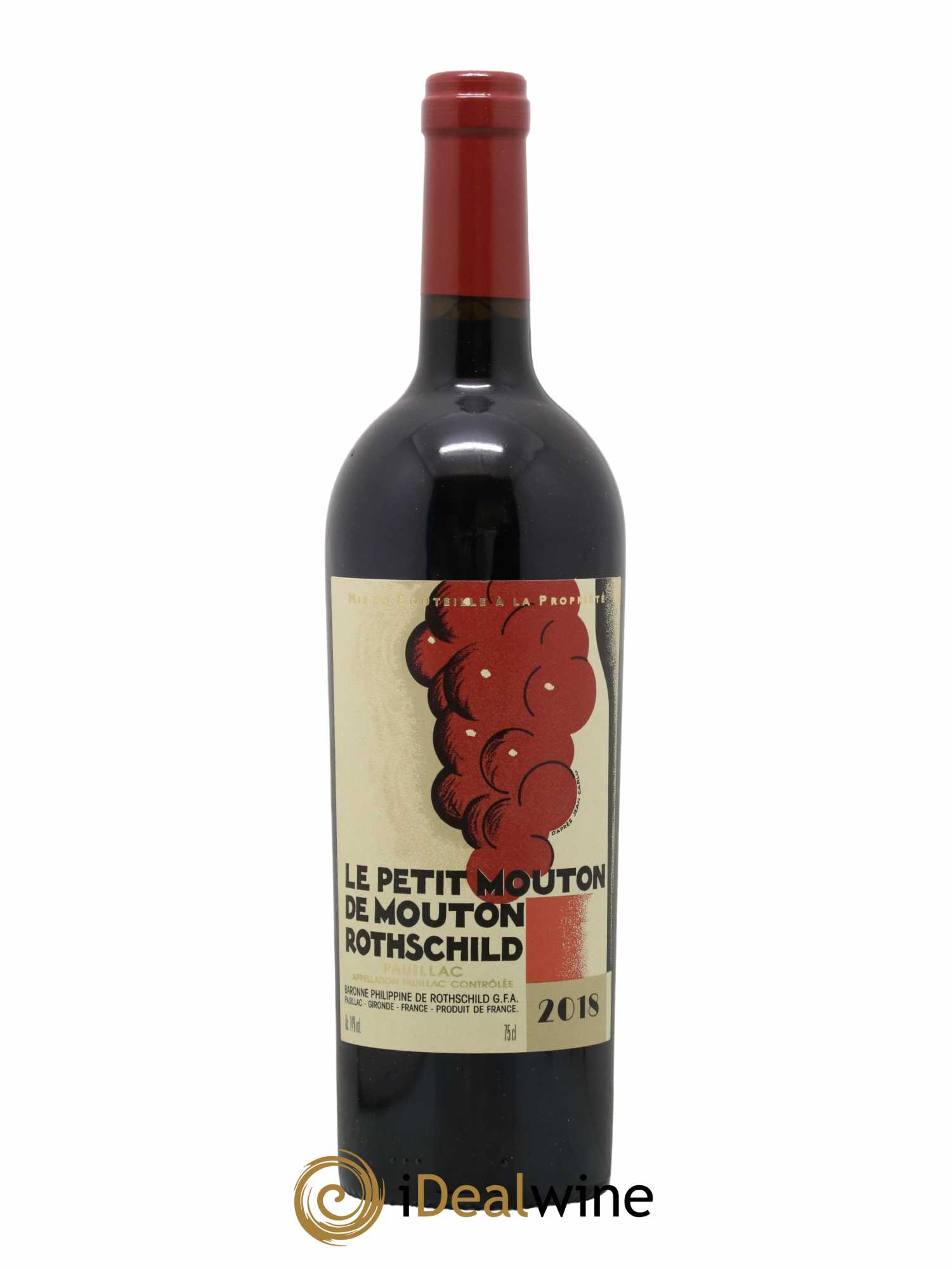 Petit Mouton Second Vin 2018 - Lot de 1 bouteille - 0