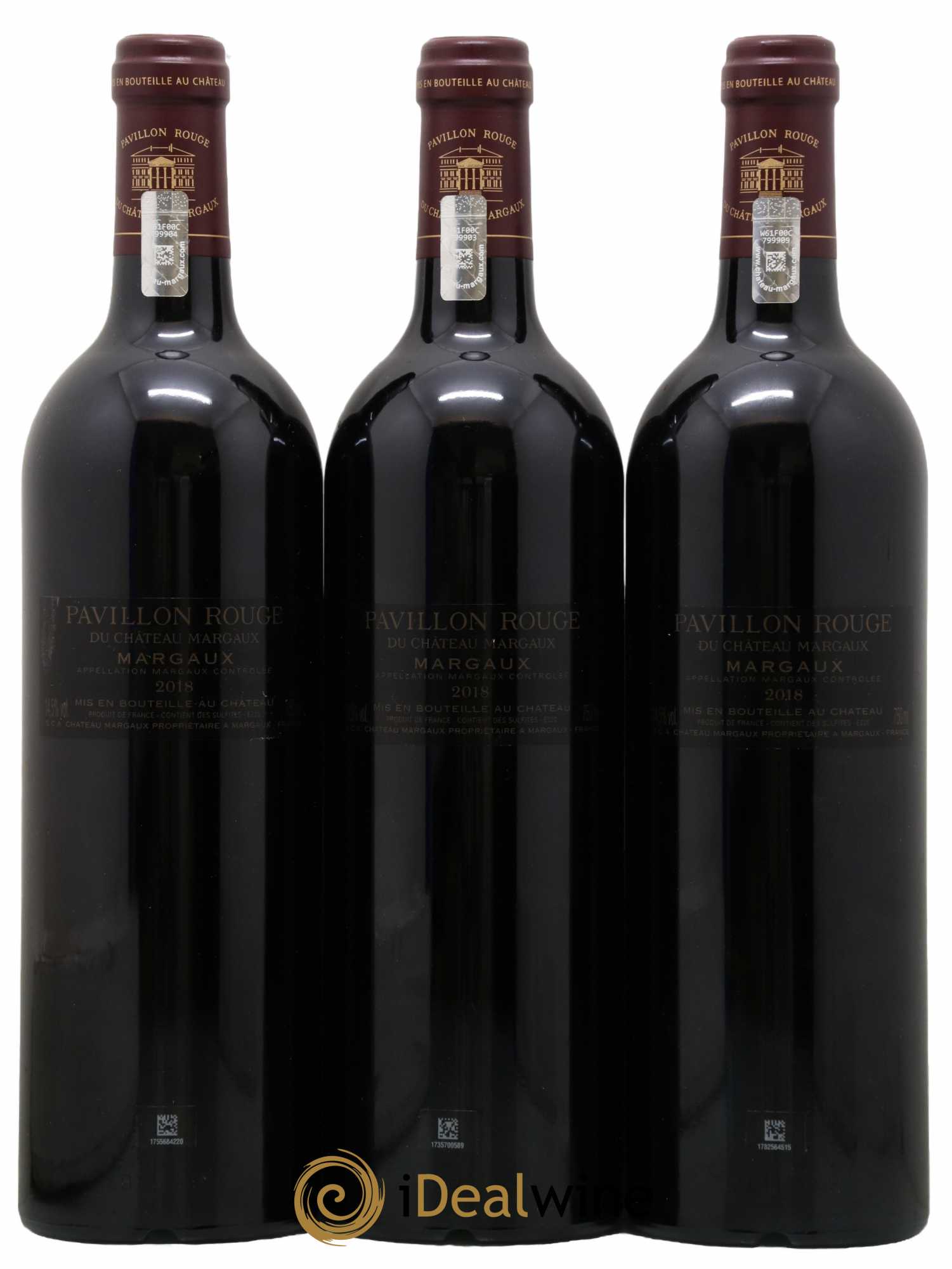 Pavillon Rouge du Château Margaux Second Vin 2018 - Lot de 3 bouteilles - 1