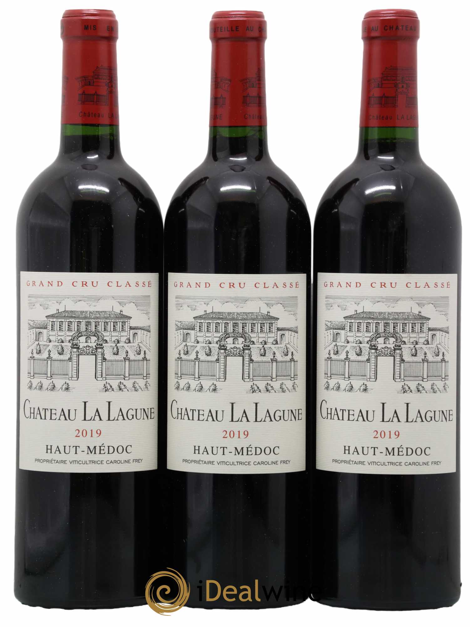 Château la Lagune 3ème Grand Cru Classé 2019 - Lot de 3 bouteilles - 0