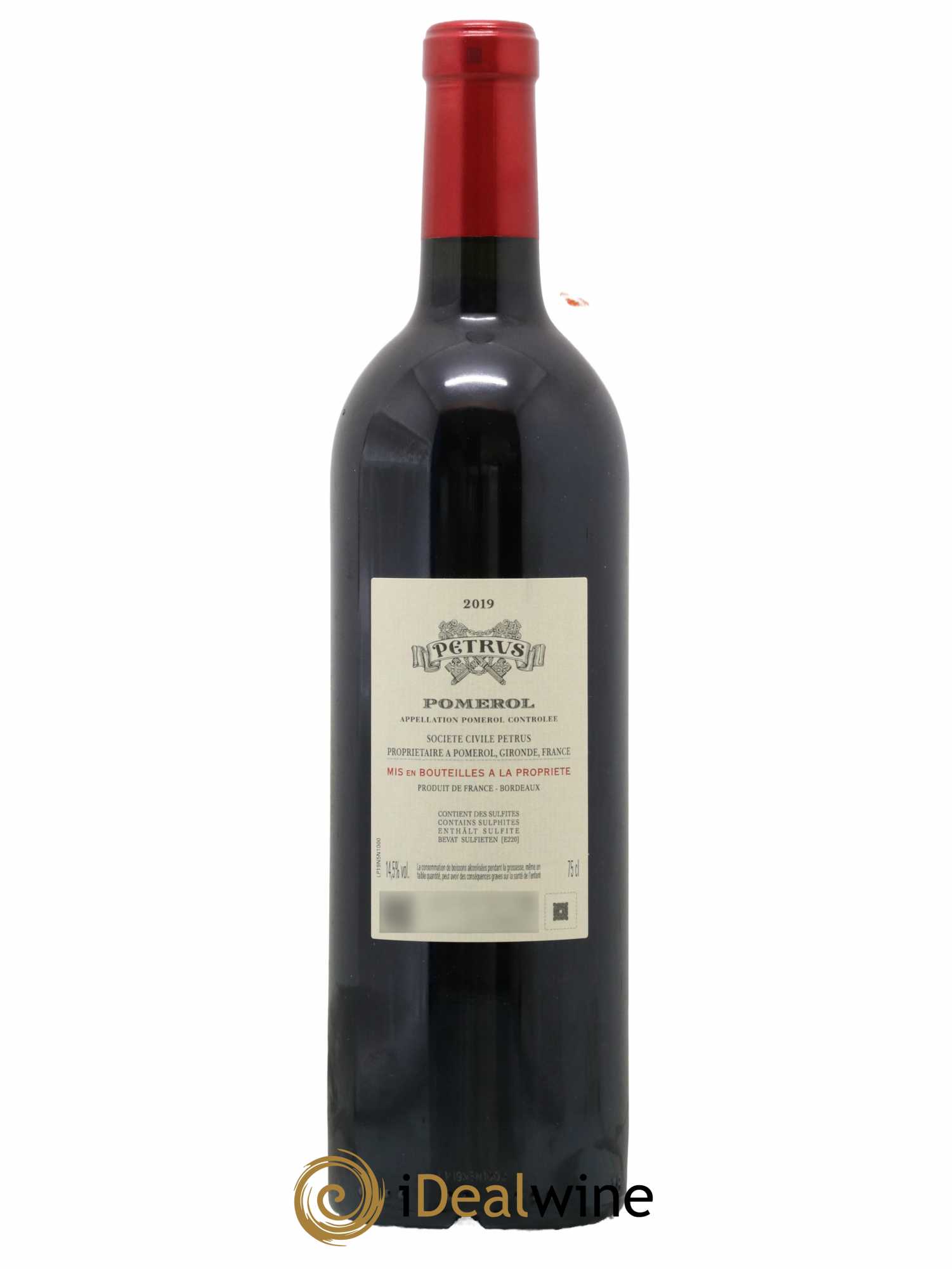 Petrus 2019 - Lot de 1 bouteille - 1