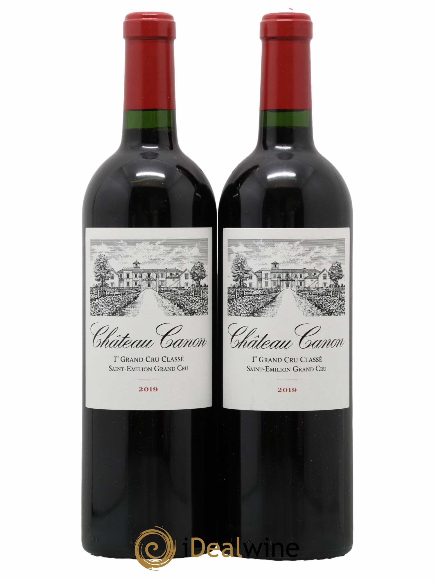 Château Canon 1er Grand Cru Classé B 2019 - Lot de 2 bouteilles - 0