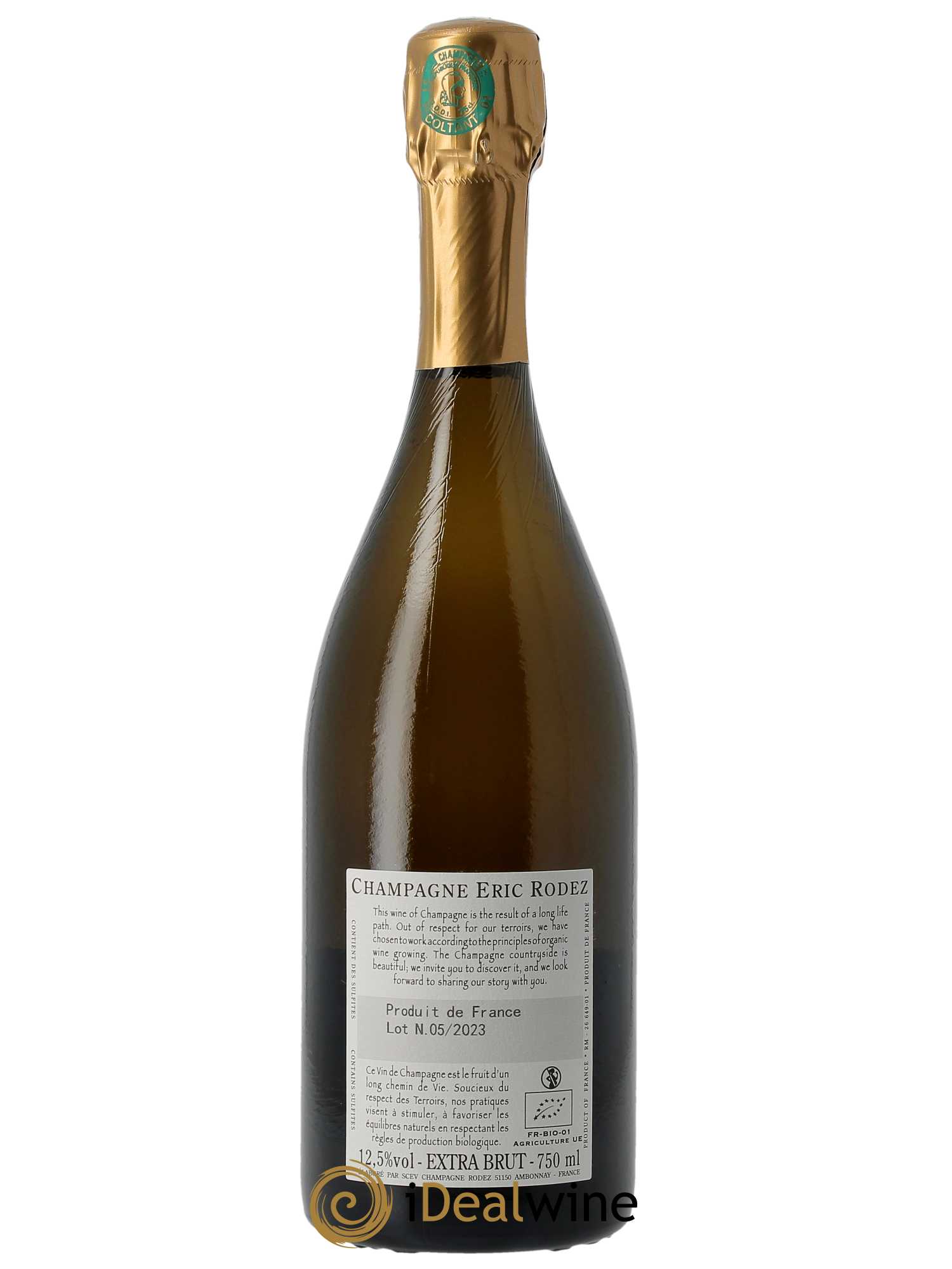 Blanc de Blancs Grand Cru Extra-Brut Eric Rodez  - Lot de 1 bouteille - 1