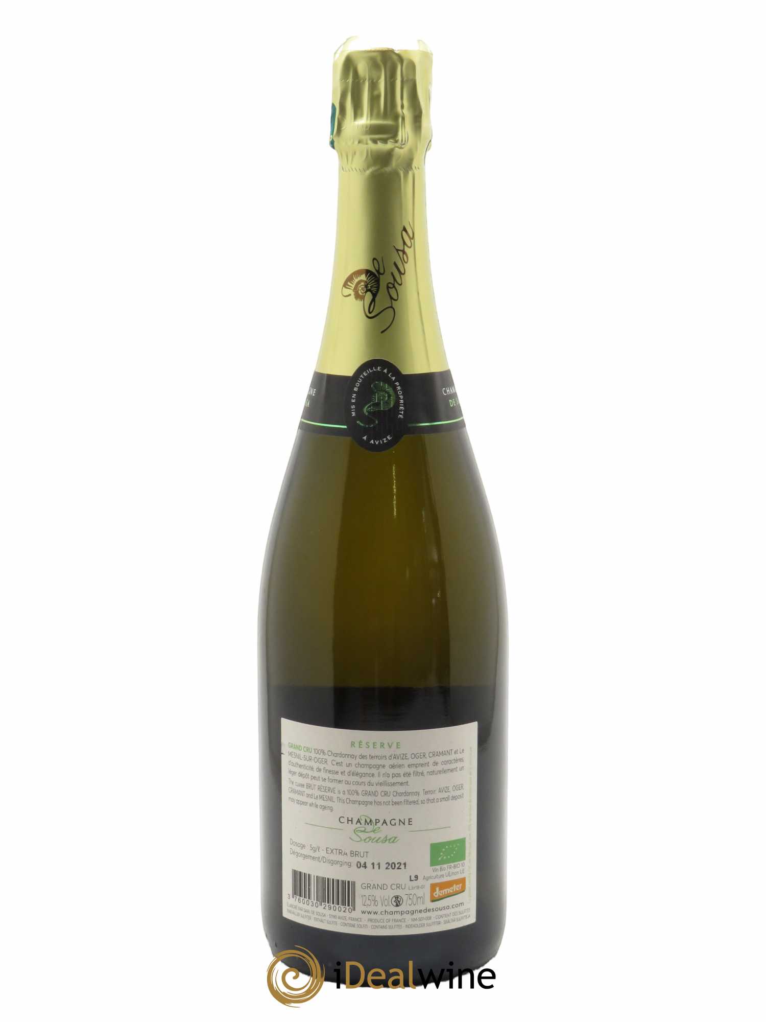 Grand Cru Brut Réserve De Sousa - Lot of 1 bottle - 1