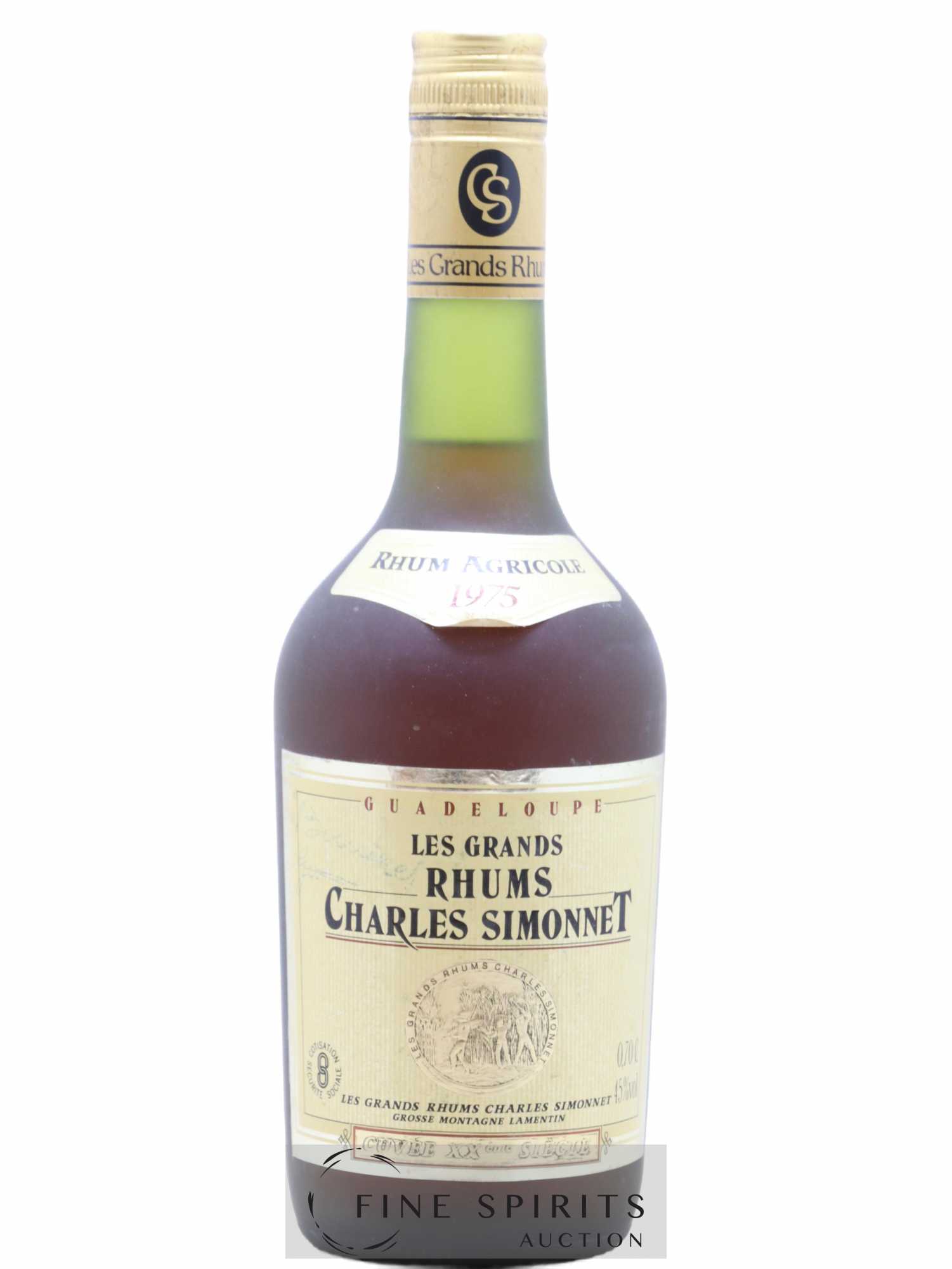 Charles Simonnet 1975 Of. Cuvée XXème Siècle Les Grands Rhums - Lot de 1 bouteille - 0