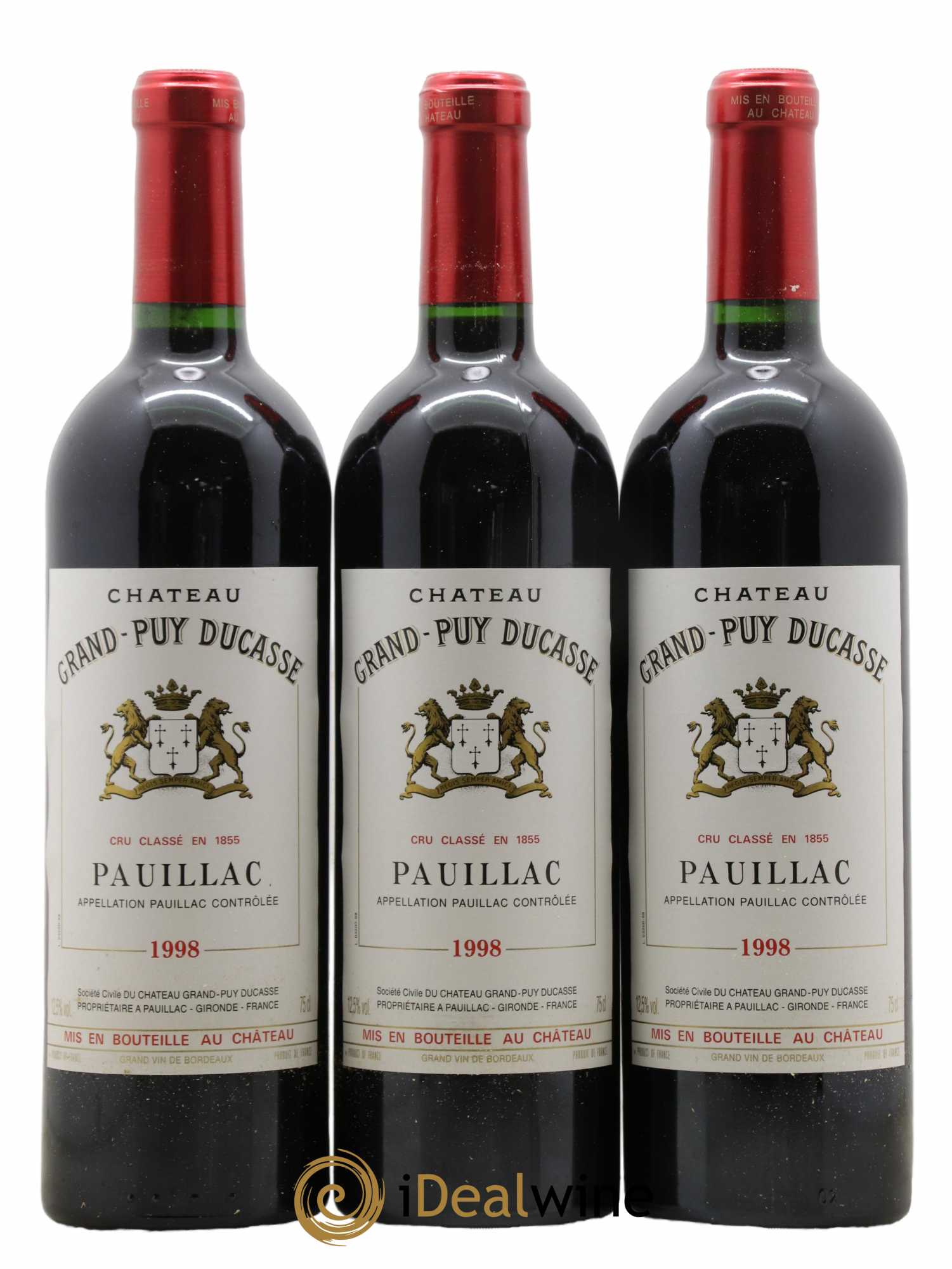 Château Grand Puy Ducasse 5ème Grand Cru Classé 1998 - Lot de 12 bouteilles - 4