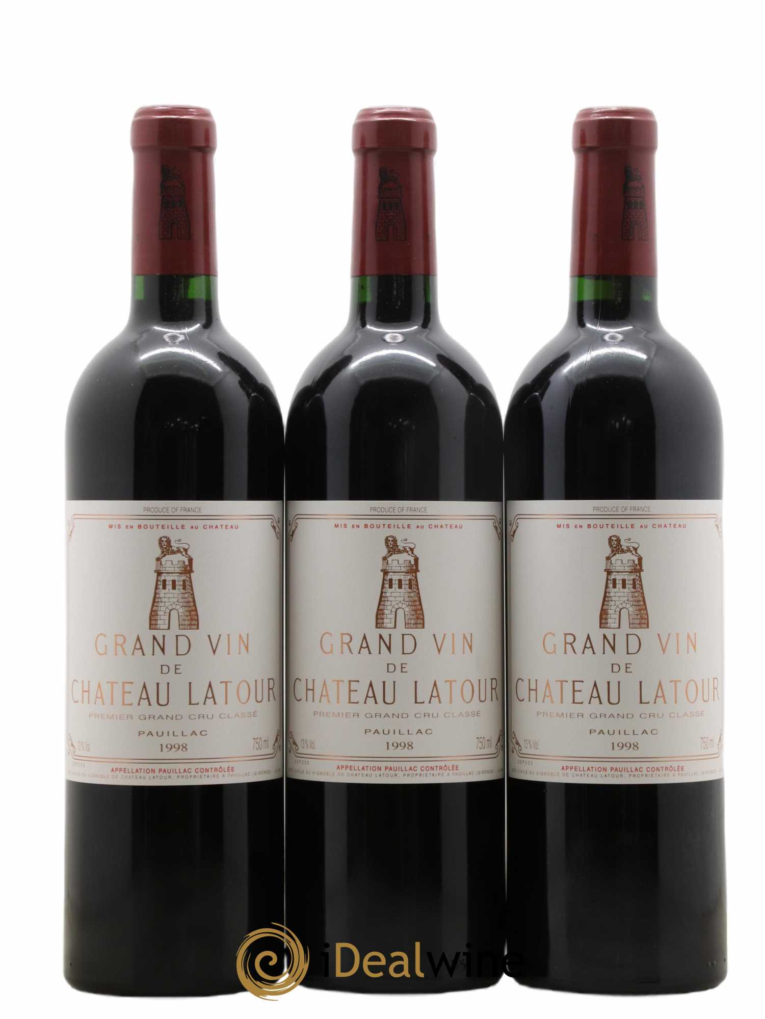 Château Latour 1er Grand Cru Classé 1998 - Lot de 12 bouteilles - 5