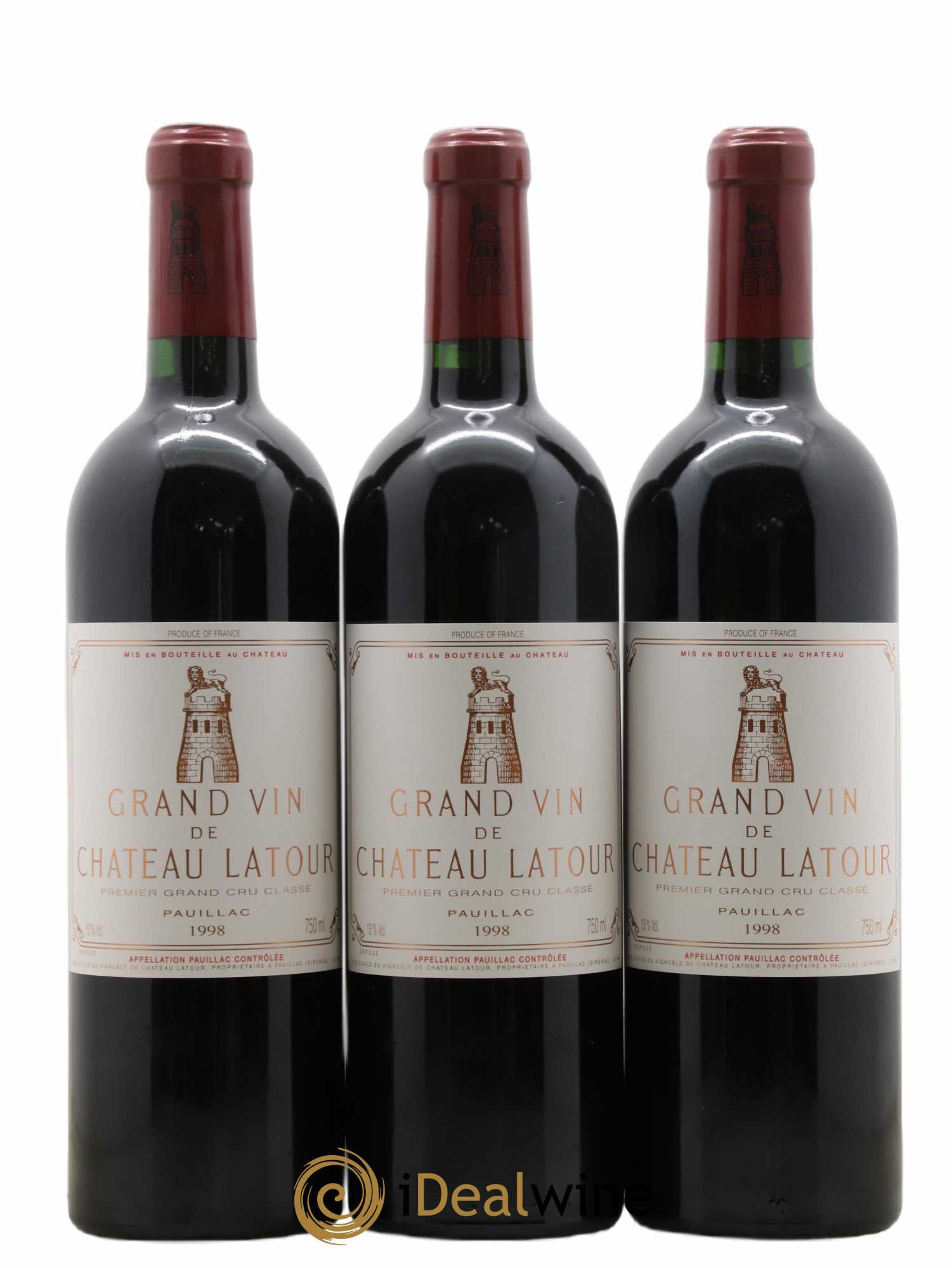 Château Latour 1er Grand Cru Classé 1998 - Lot de 12 bouteilles - 7