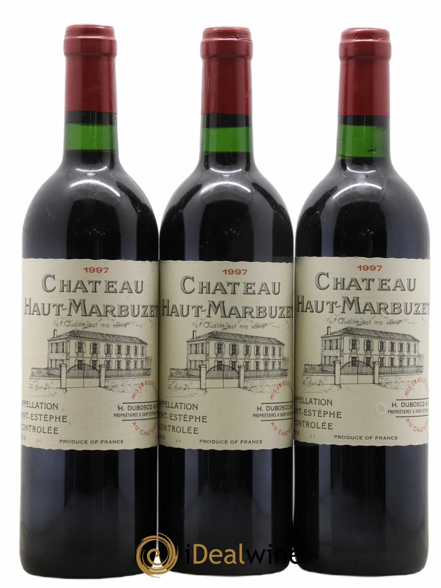 Château Haut Marbuzet 1997 - Lot of 12 bottles - 2