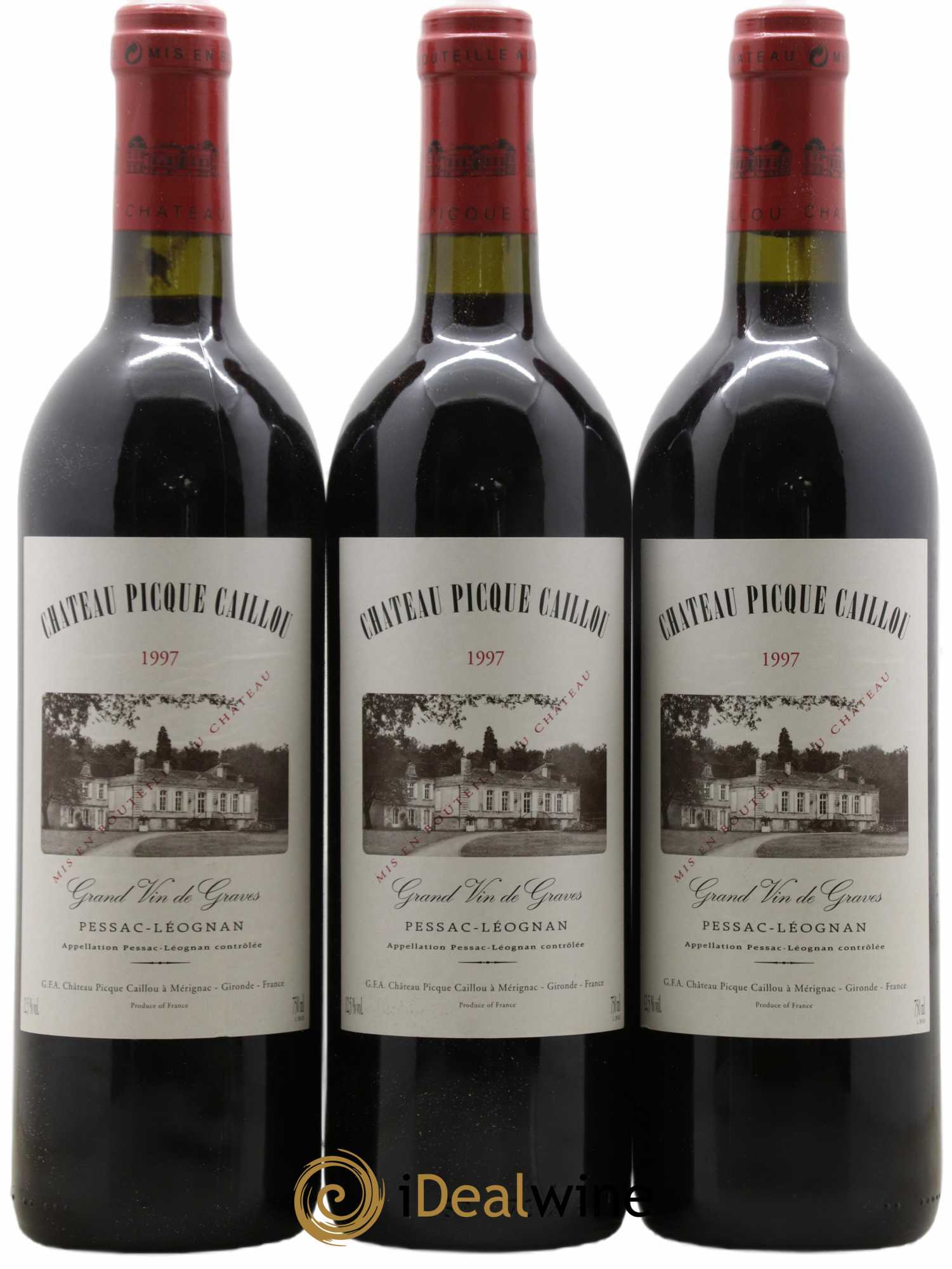 Château Picque Caillou 1997 - Lot de 12 bouteilles - 3