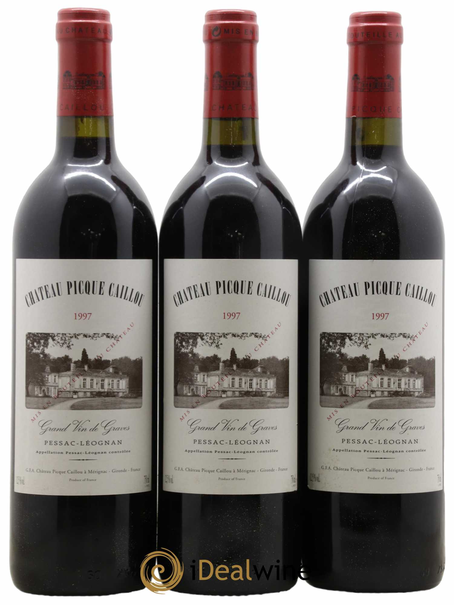Château Picque Caillou 1997 - Lot de 12 bouteilles - 4