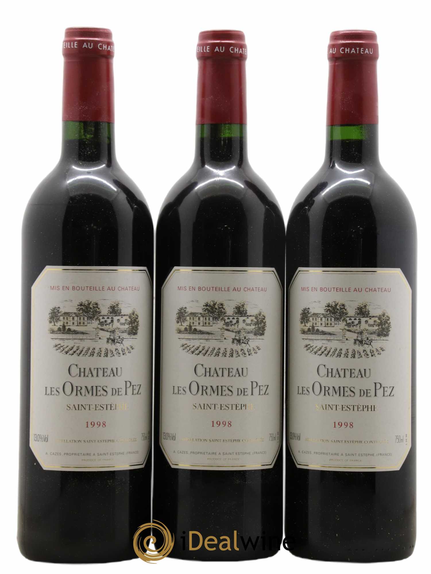 Château les Ormes de Pez 1998 - Lot de 12 bouteilles - 1