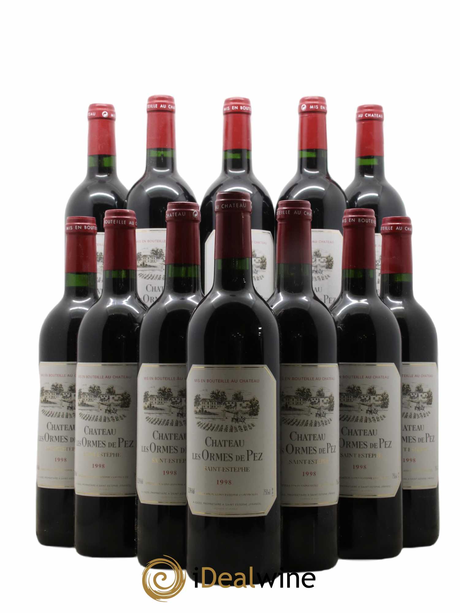 Château les Ormes de Pez 1998 - Lot de 12 bouteilles - 0