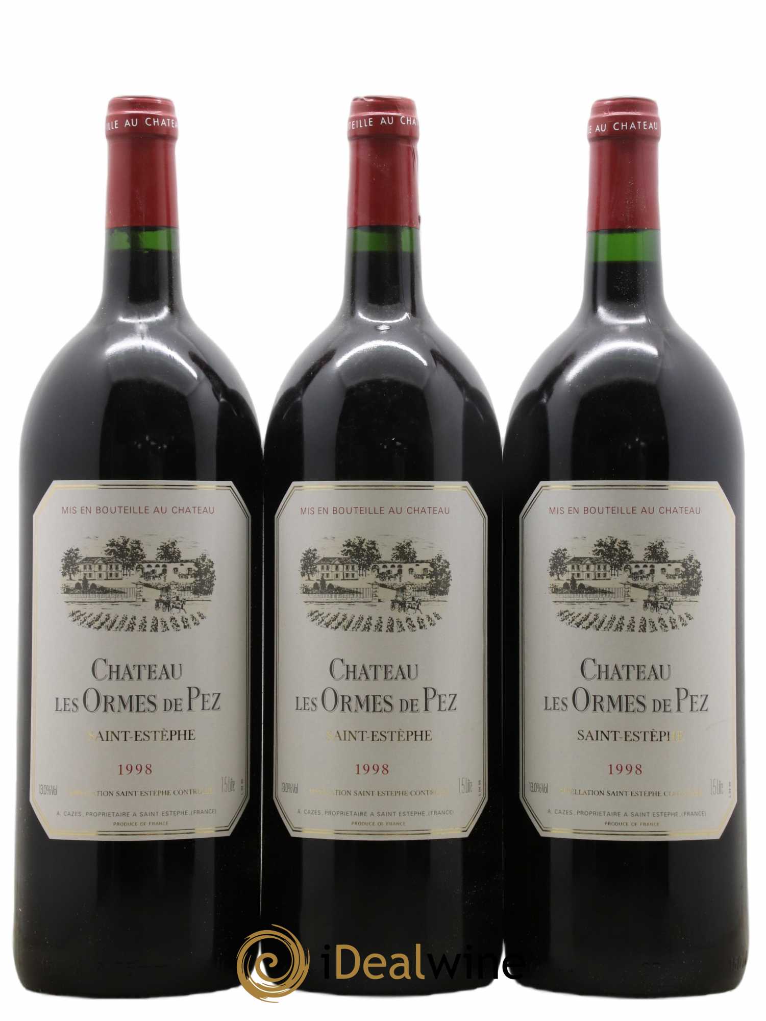 Château les Ormes de Pez 1998 - Lot de 6 magnums - 1