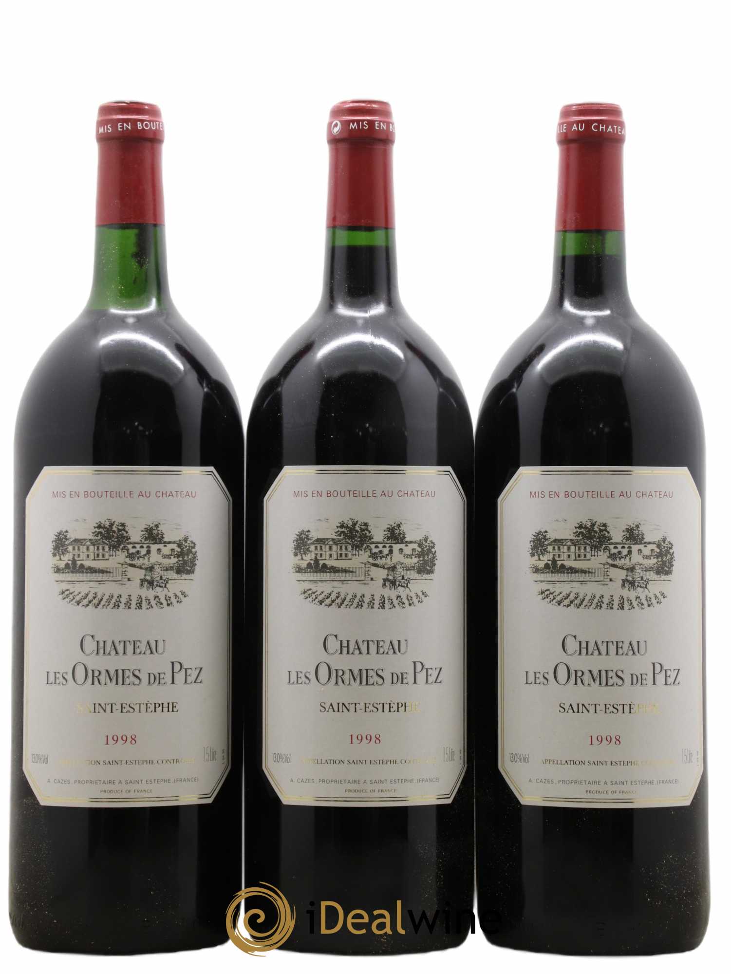 Château les Ormes de Pez 1998 - Lot de 6 magnums - 2