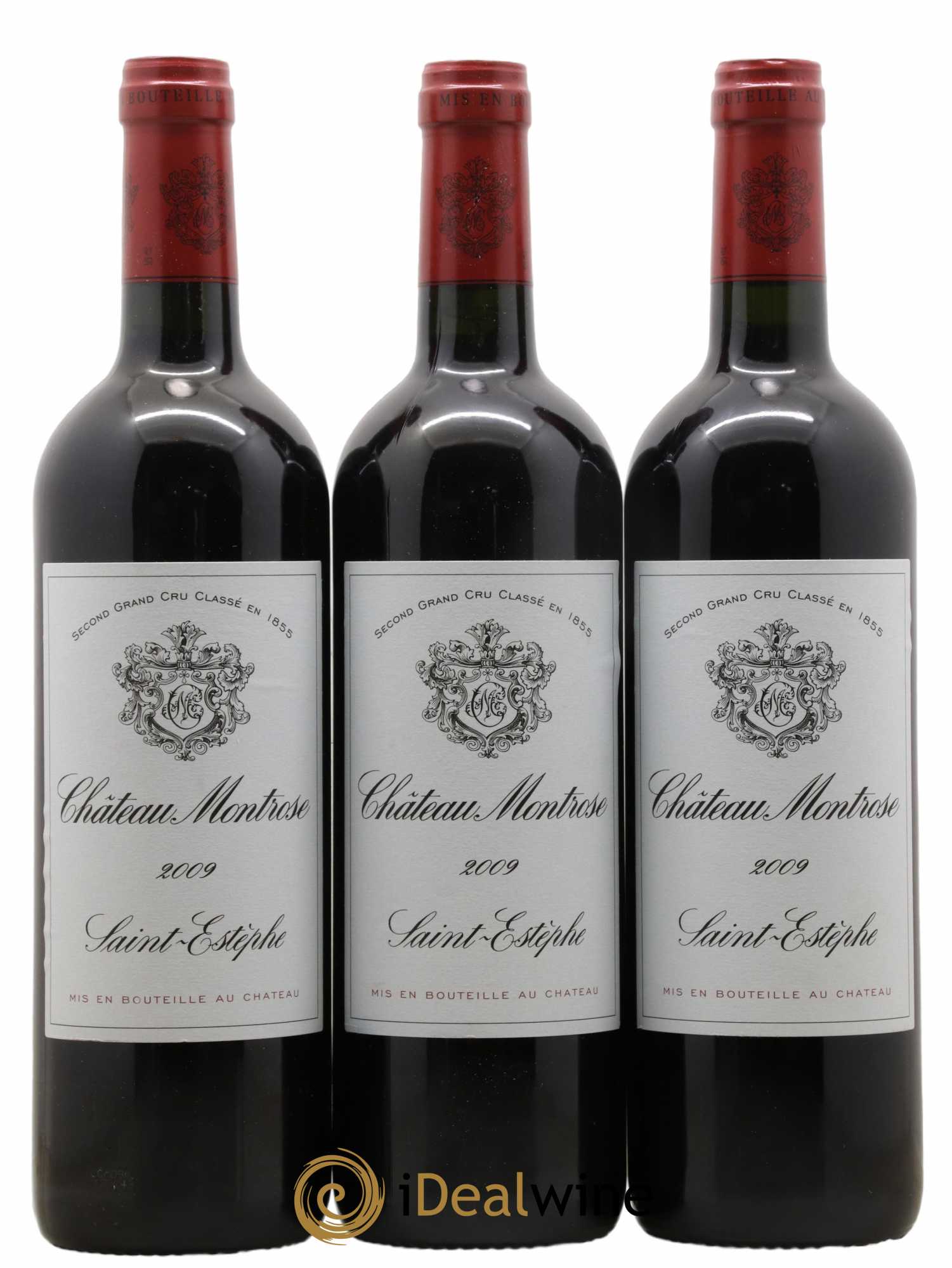 Château Montrose 2ème Grand Cru Classé 2009 - Lot de 3 bouteilles - 0