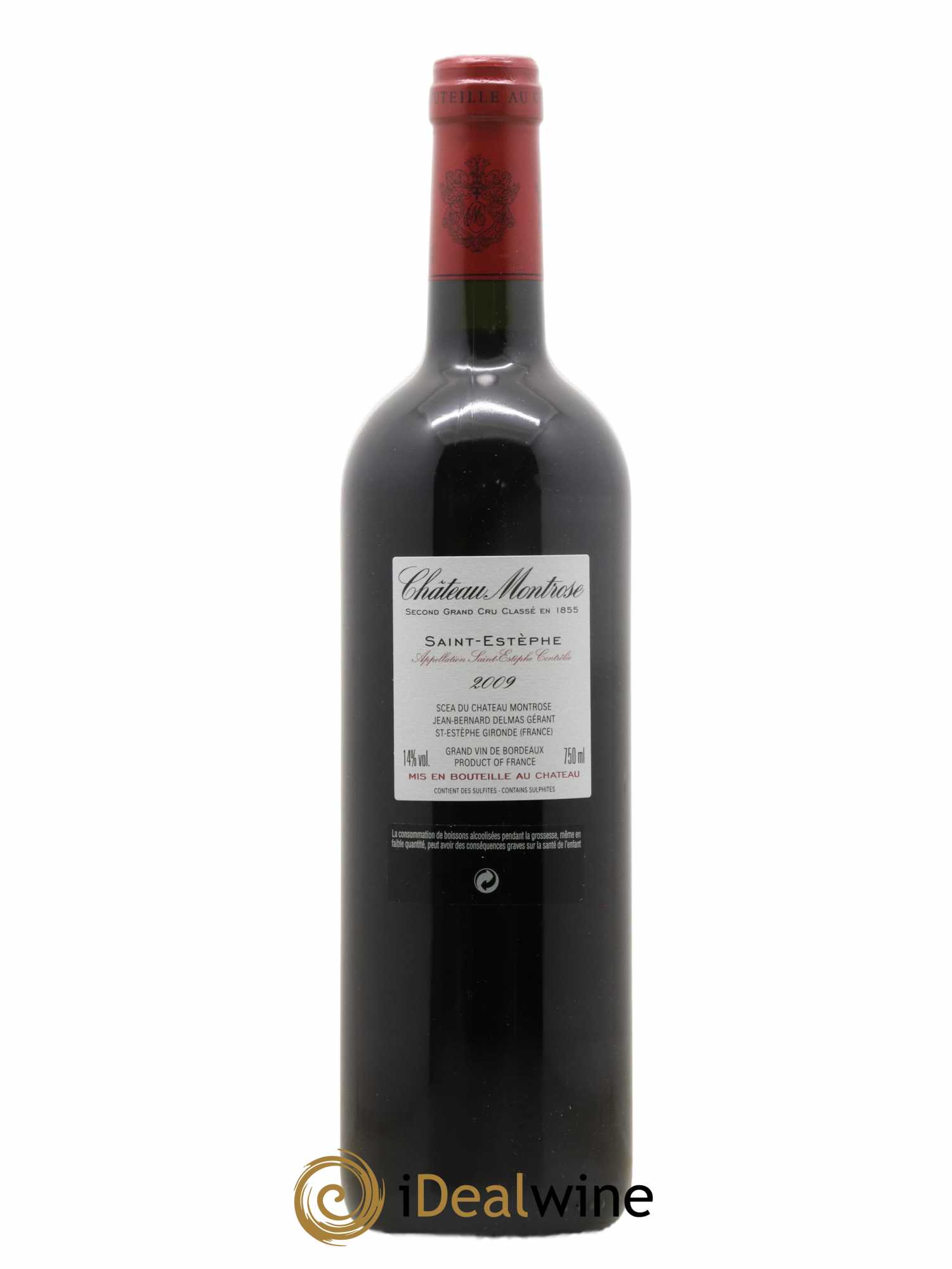 Château Montrose 2ème Grand Cru Classé 2009 - Lot de 1 bouteille - 1