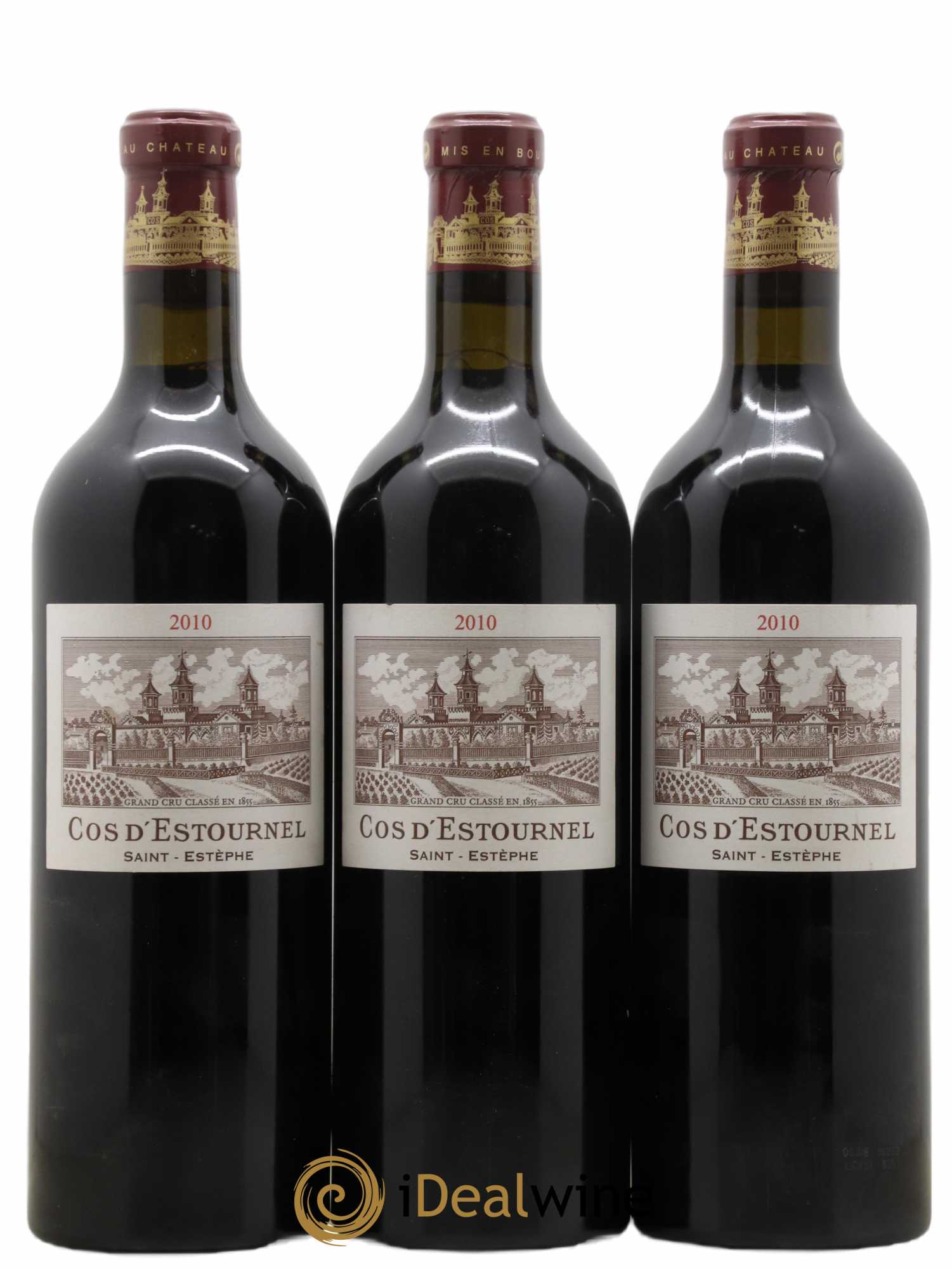 Cos d'Estournel 2ème Grand Cru Classé 2010 - Lot de 3 bouteilles - 0