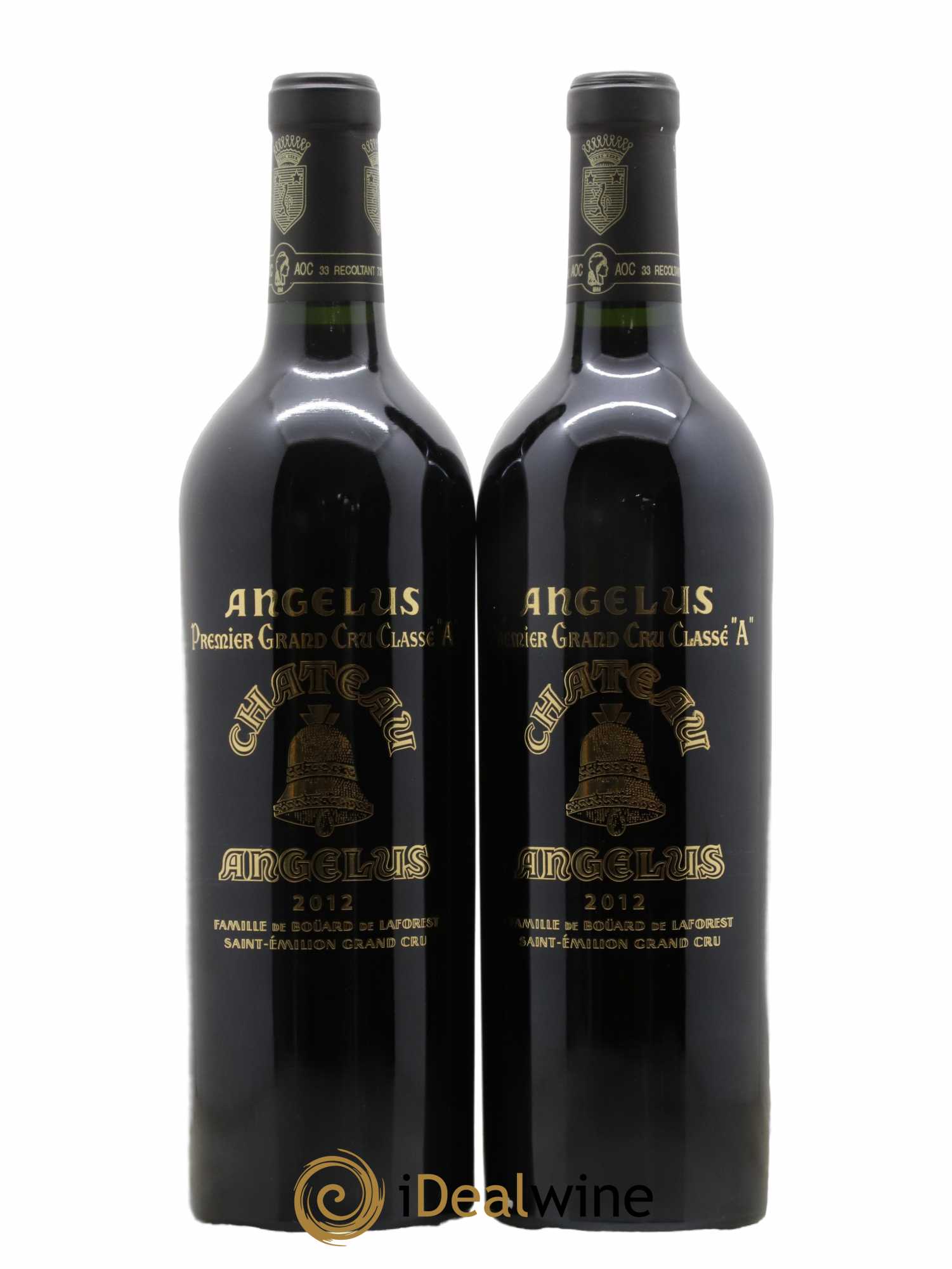 Château Angélus 1er Grand Cru Classé A 2012 - Lot de 2 bouteilles - 0