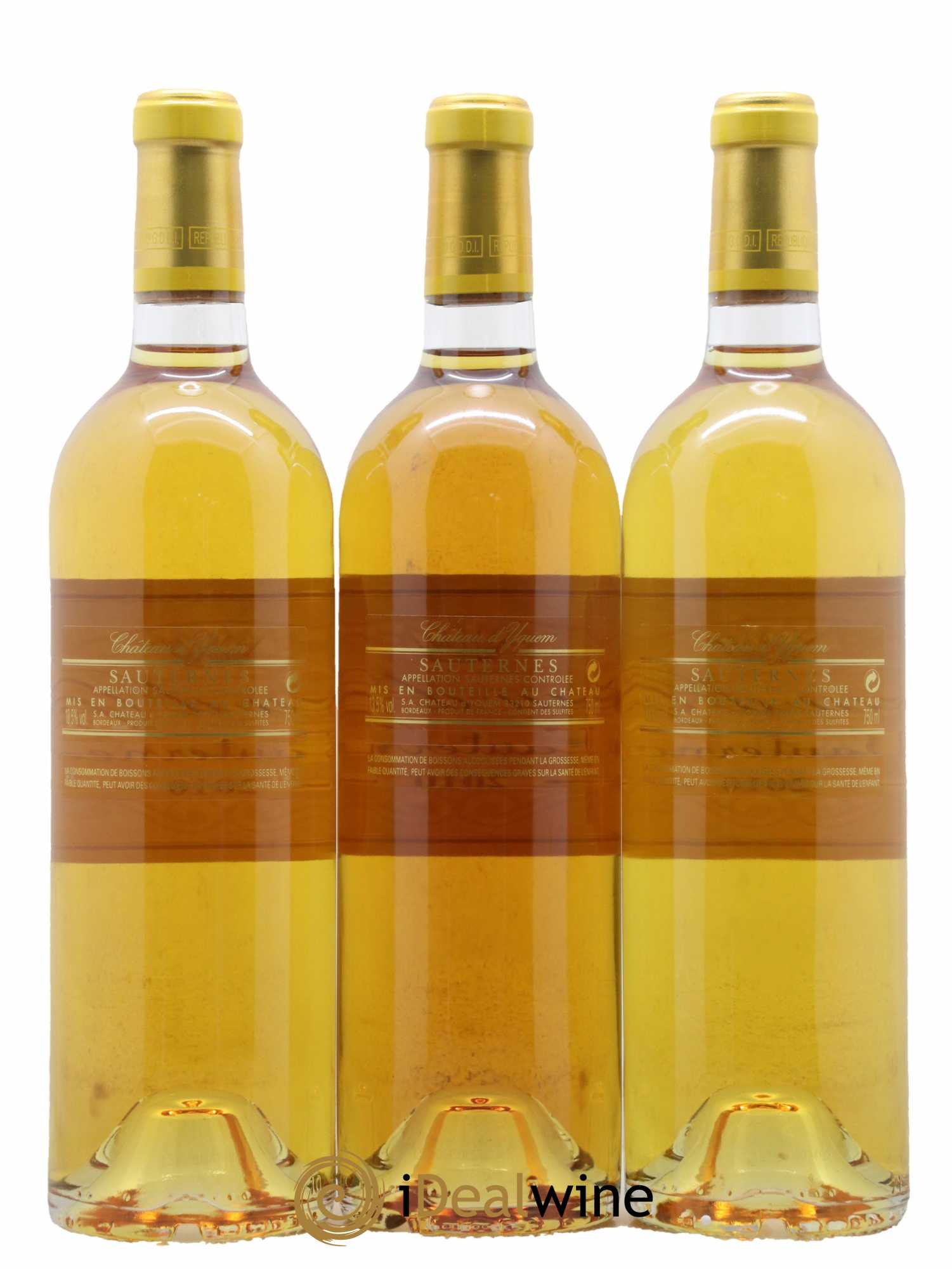 Château d' Yquem 1er Cru Classé Supérieur 2010 - Lotto di 3 bottiglie - 1