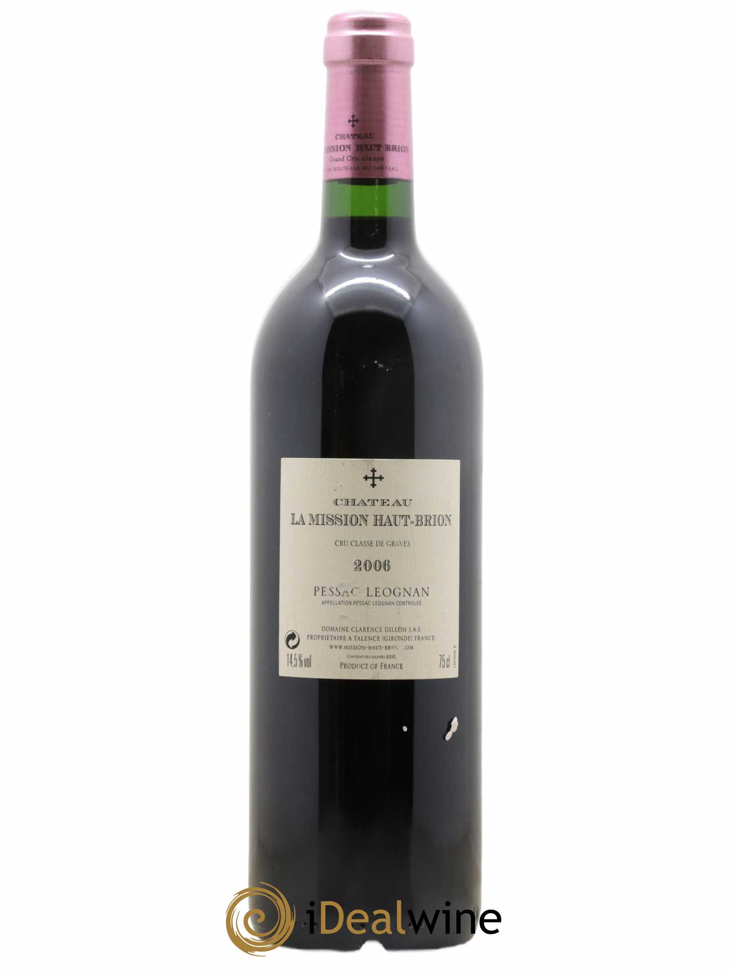 Château la Mission Haut-Brion Cru Classé de Graves 2006 - Lot de 1 bouteille - 1
