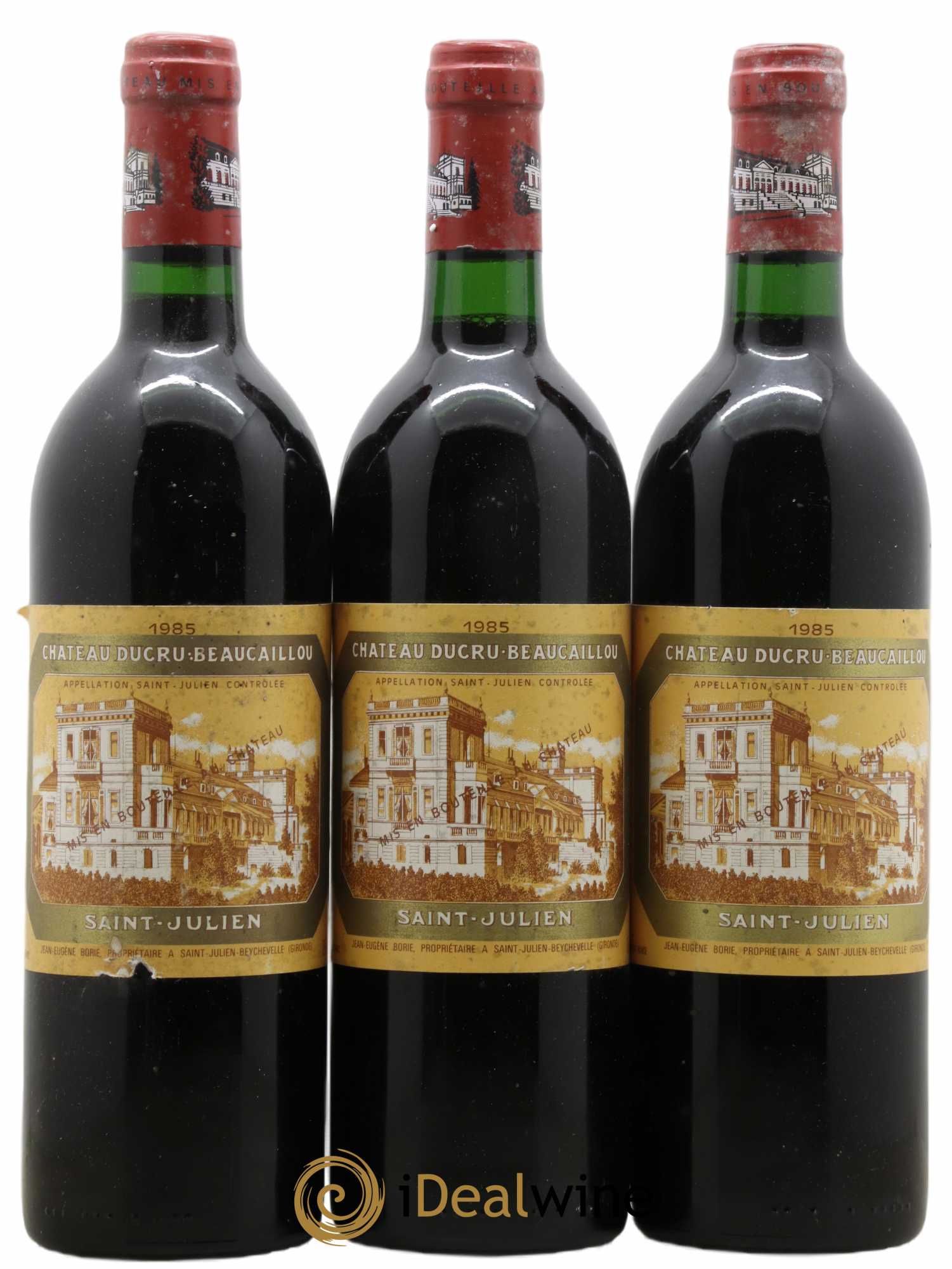 Château Ducru Beaucaillou 2ème Grand Cru Classé 1985 - Lot de 3 bouteilles - 0
