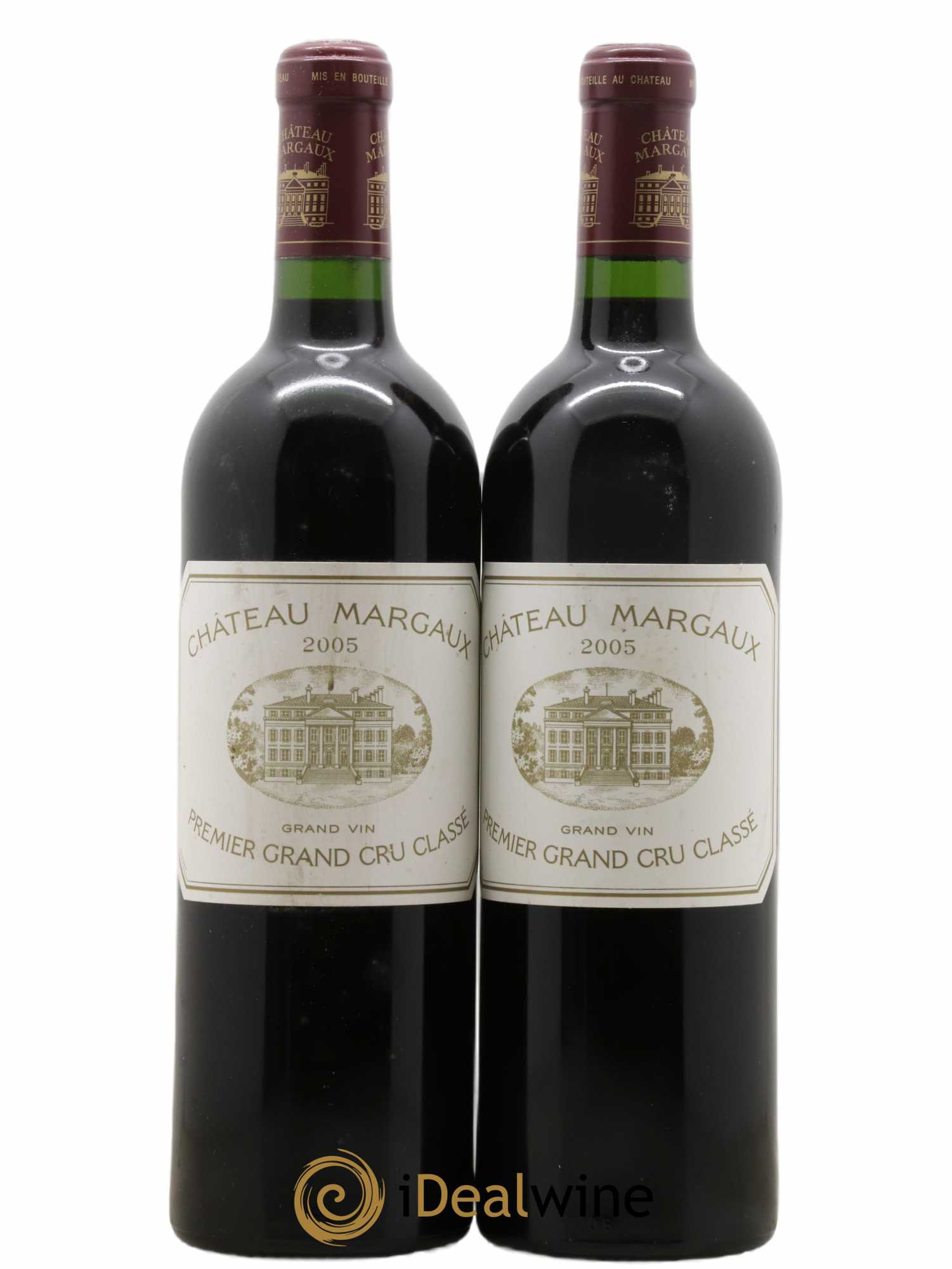 Château Margaux 1er Grand Cru Classé 2005 - Lot de 2 bouteilles - 0