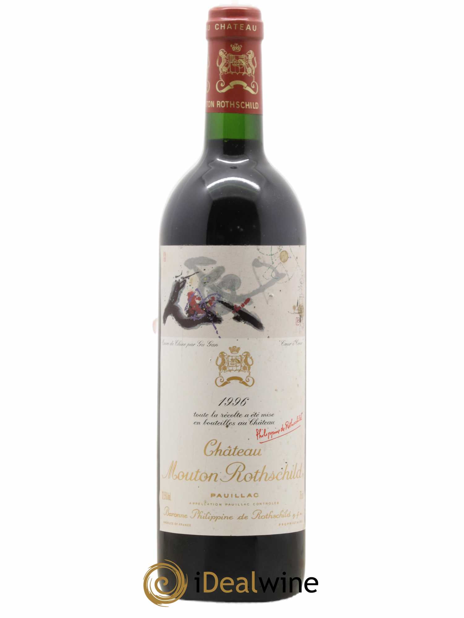 Château Mouton Rothschild 1er Grand Cru Classé 1996 - Lot de 1 bouteille - 0