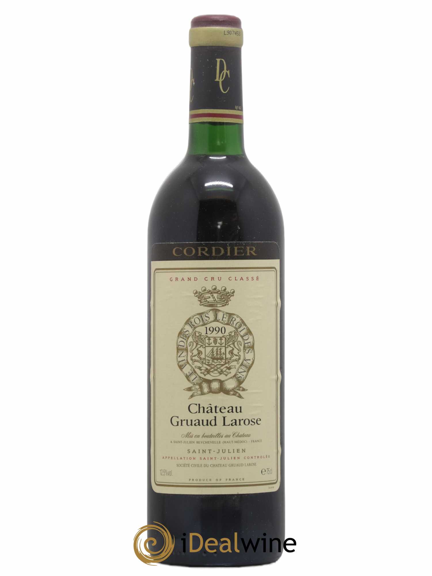 Château Gruaud Larose 2ème Grand Cru Classé 1990 - Lot de 1 bouteille - 0