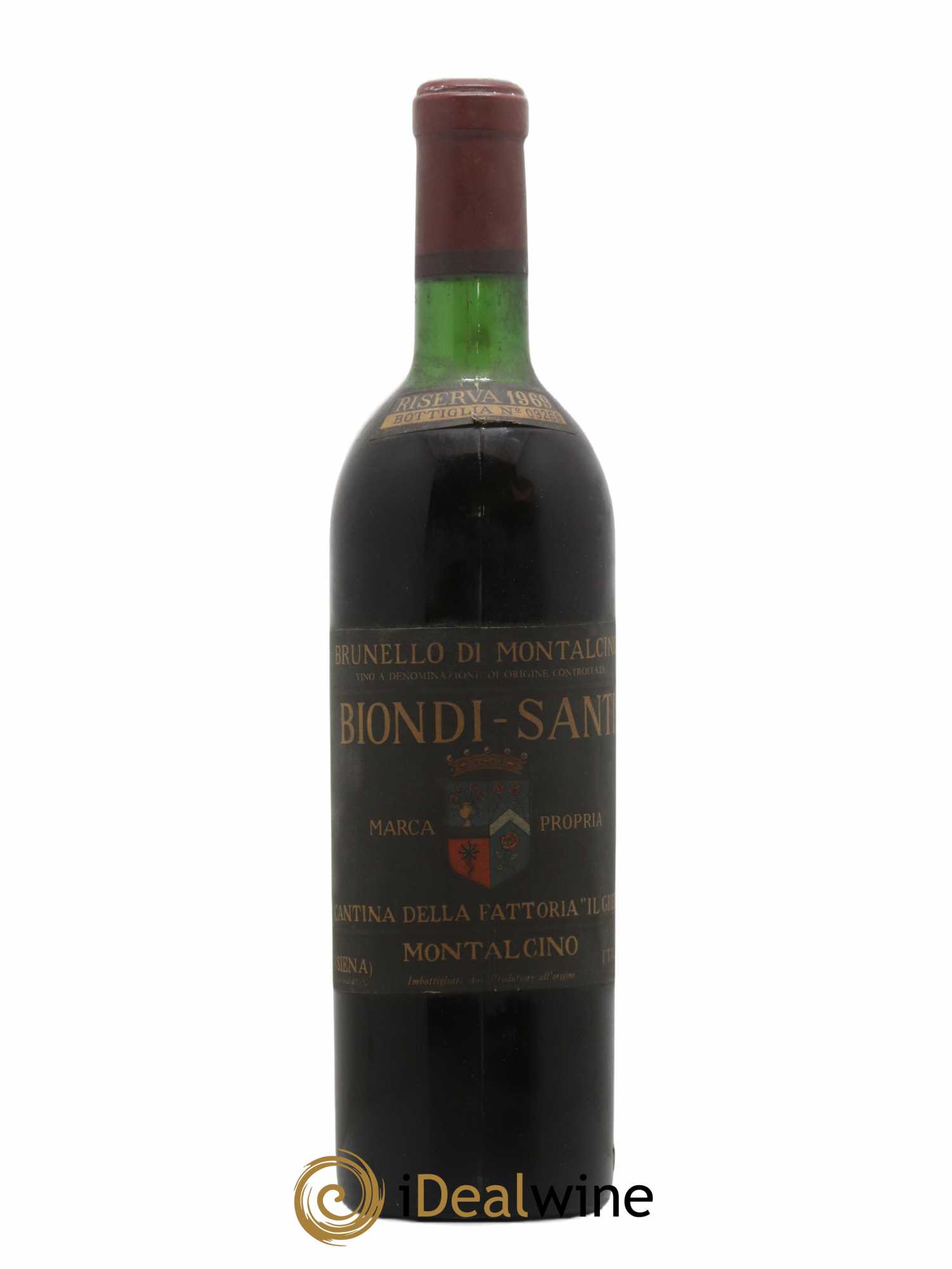 Brunello di Montalcino DOCG Riserva Biondi-Santi Tenuta Greppo 1969 - Lot de 1 bouteille - 0