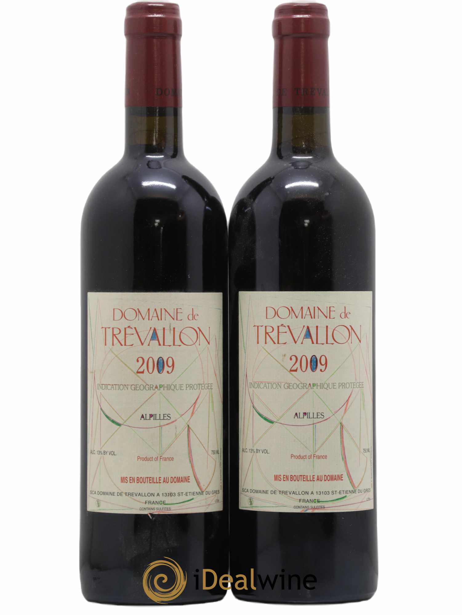 Alpilles Trévallon (Domaine de) Eloi Dürrbach (sans prix de réserve) 2009 - Lot de 2 bouteilles - 0