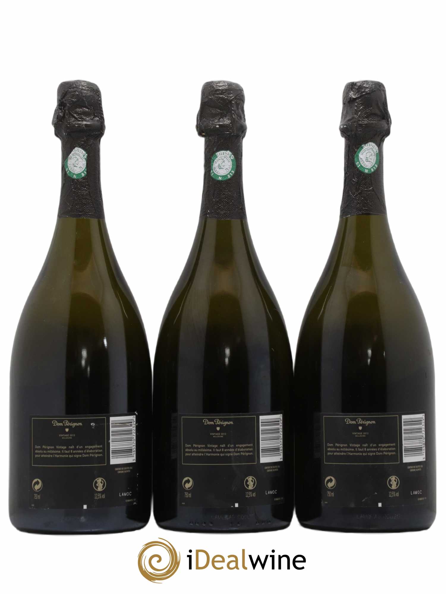 Brut Dom Pérignon 2012 - Lot de 3 bouteilles - 1