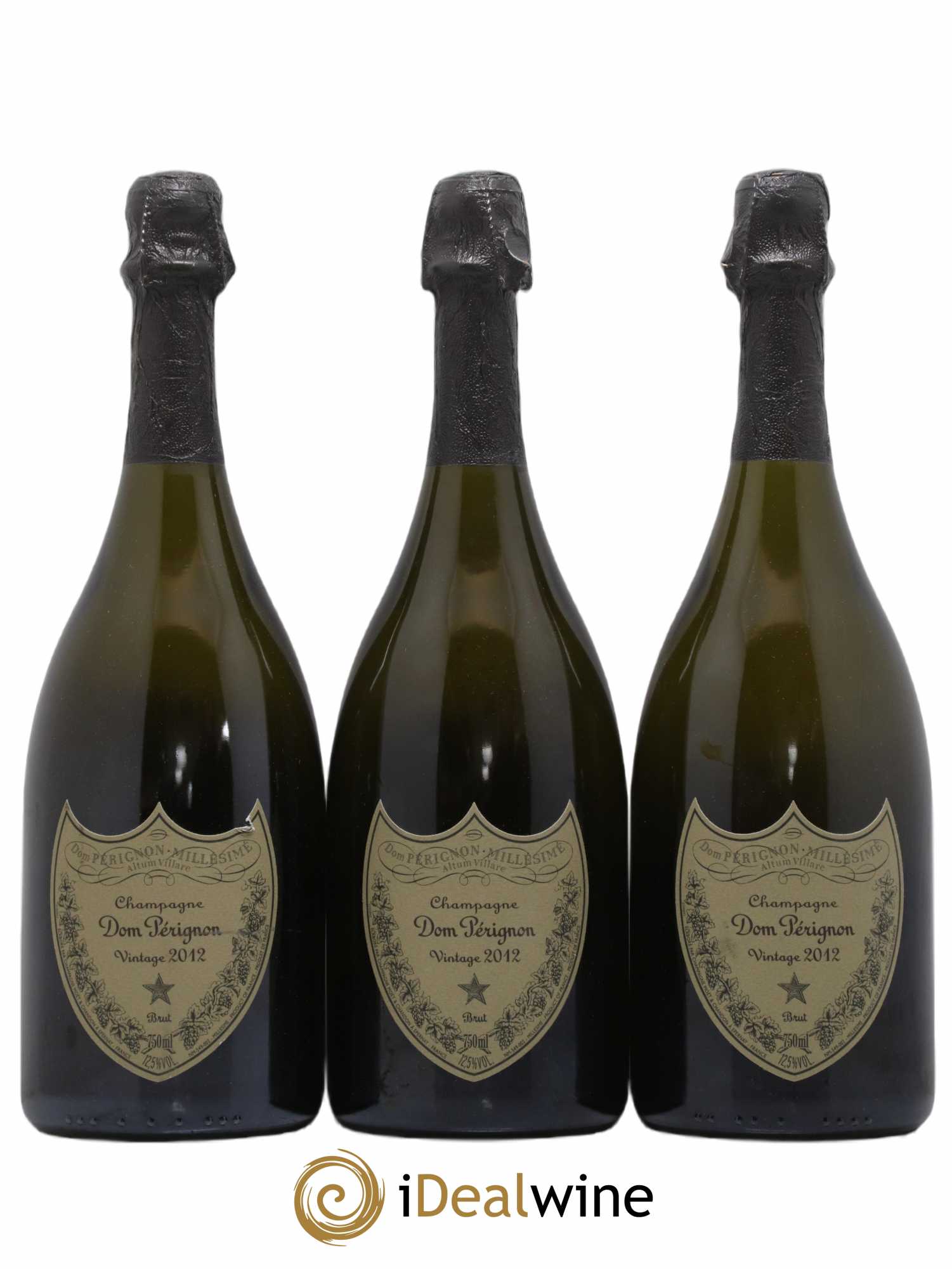 Brut Dom Pérignon 2012 - Lot de 3 bouteilles - 0