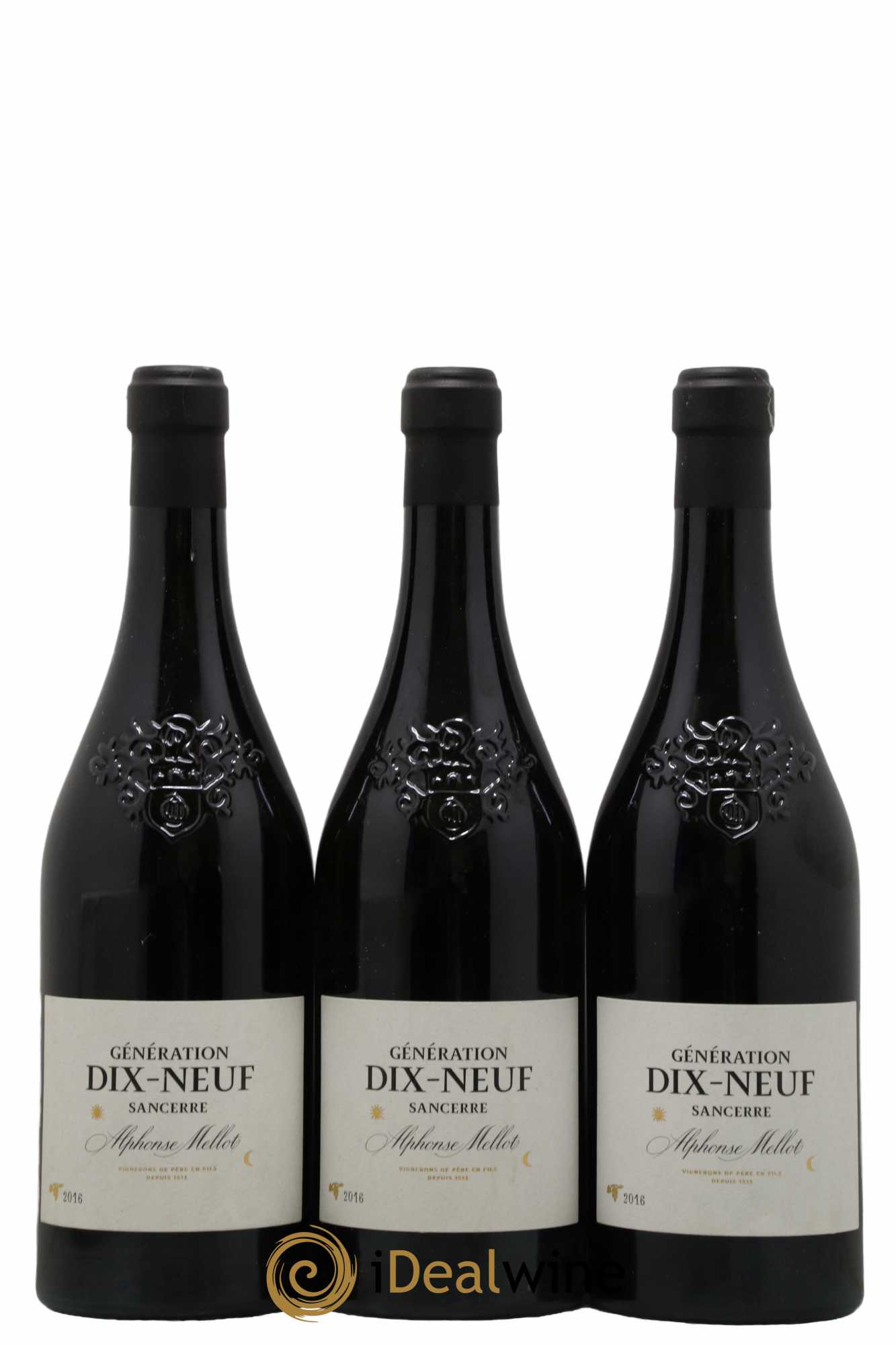 Sancerre Génération XIX Alphonse Mellot 2016 - Lot de 3 bouteilles - 0