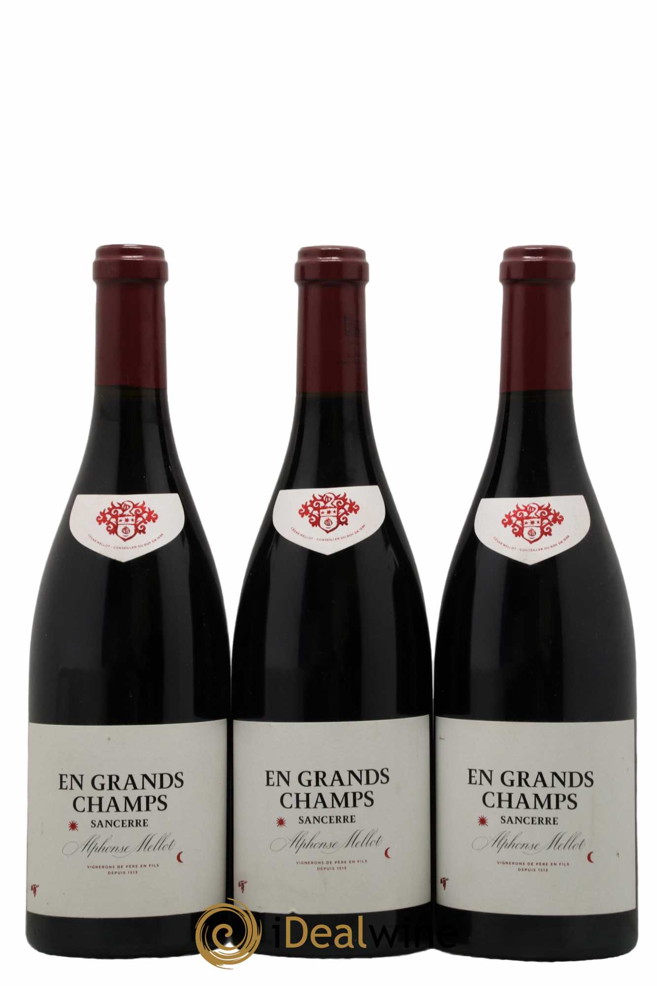 Sancerre En Grands Champs Alphonse Mellot 2015 - Lot de 3 bouteilles - 0